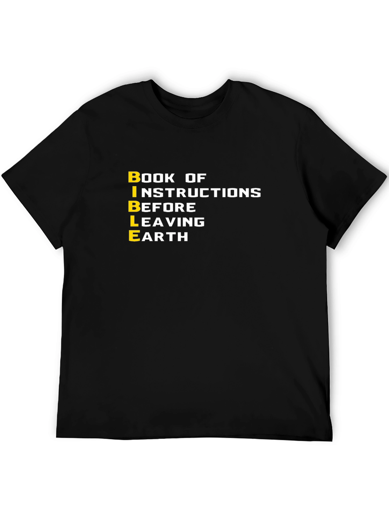 BIBLE Instructions Graphic T-Shirt