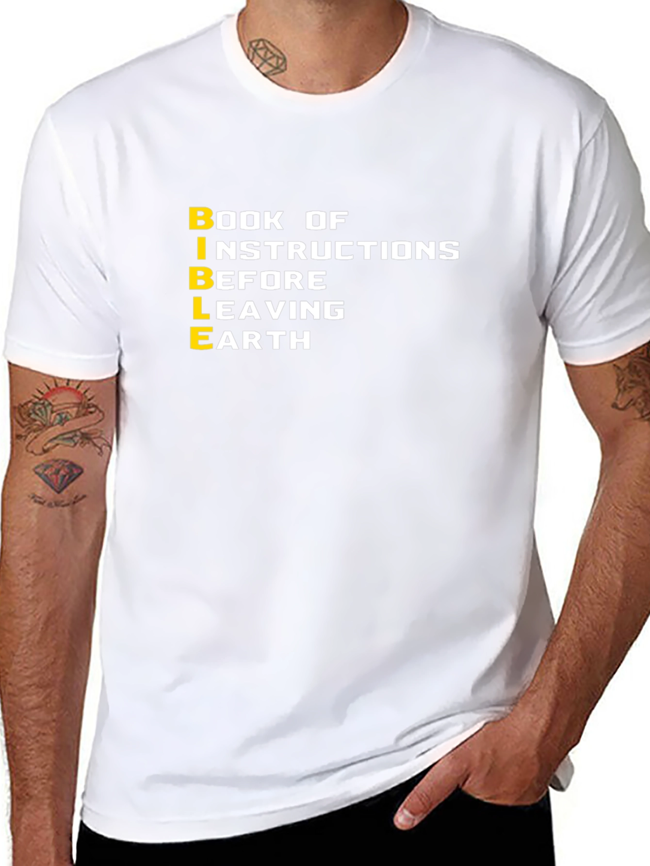 BIBLE Instructions Graphic T-Shirt