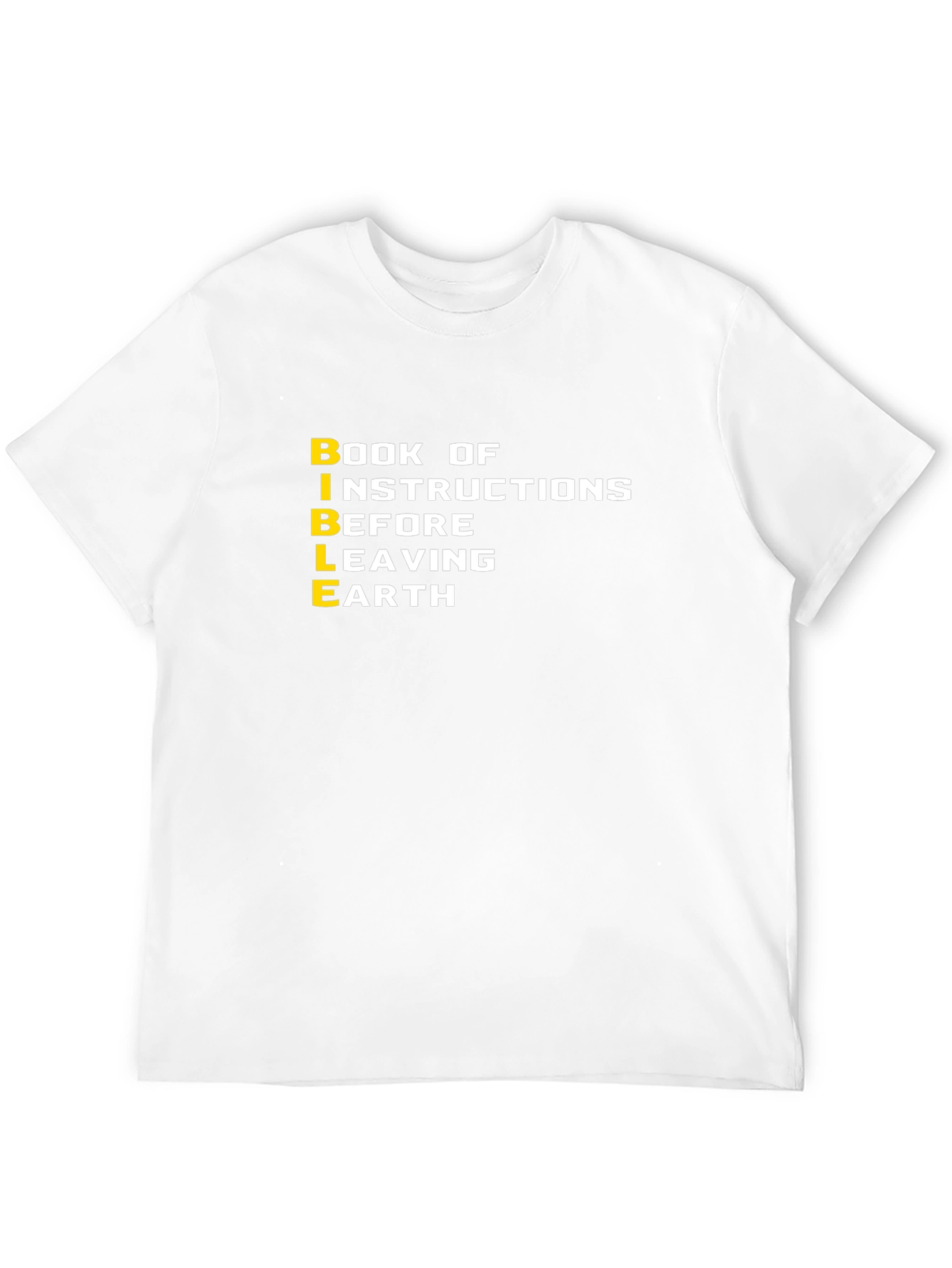 BIBLE Instructions Graphic T-Shirt