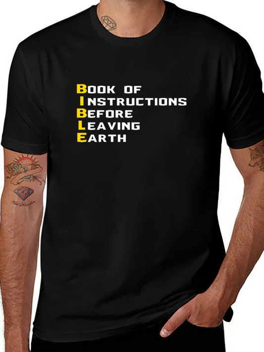 BIBLE Instructions Graphic T-Shirt