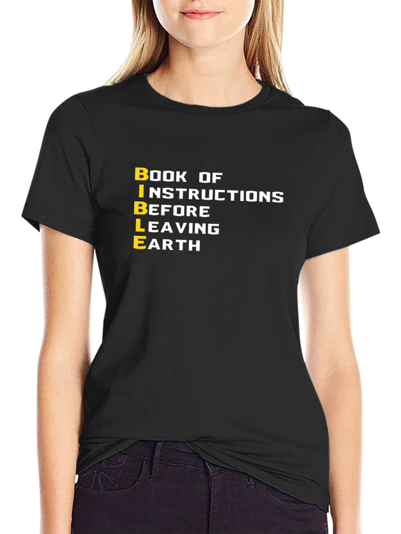 BIBLE Instructions Graphic T-Shirt