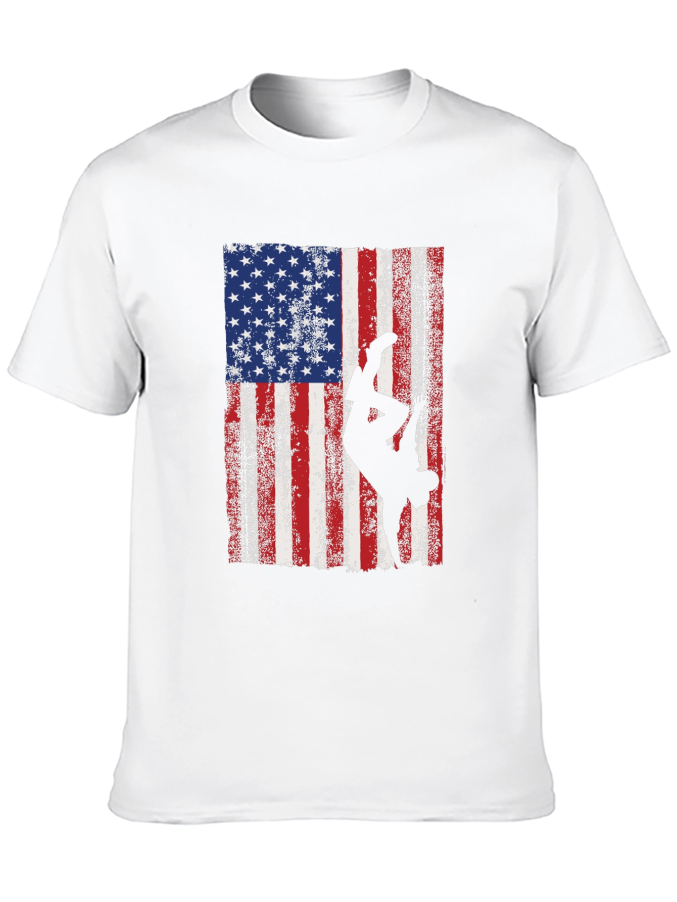 American Flag Breakdancer Graphic Tee