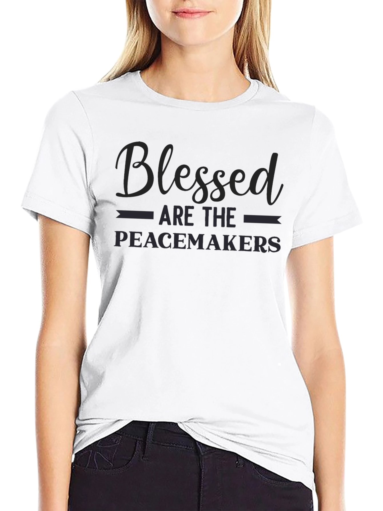 Blessed Are The Peacemakers Graphic T-Shirt