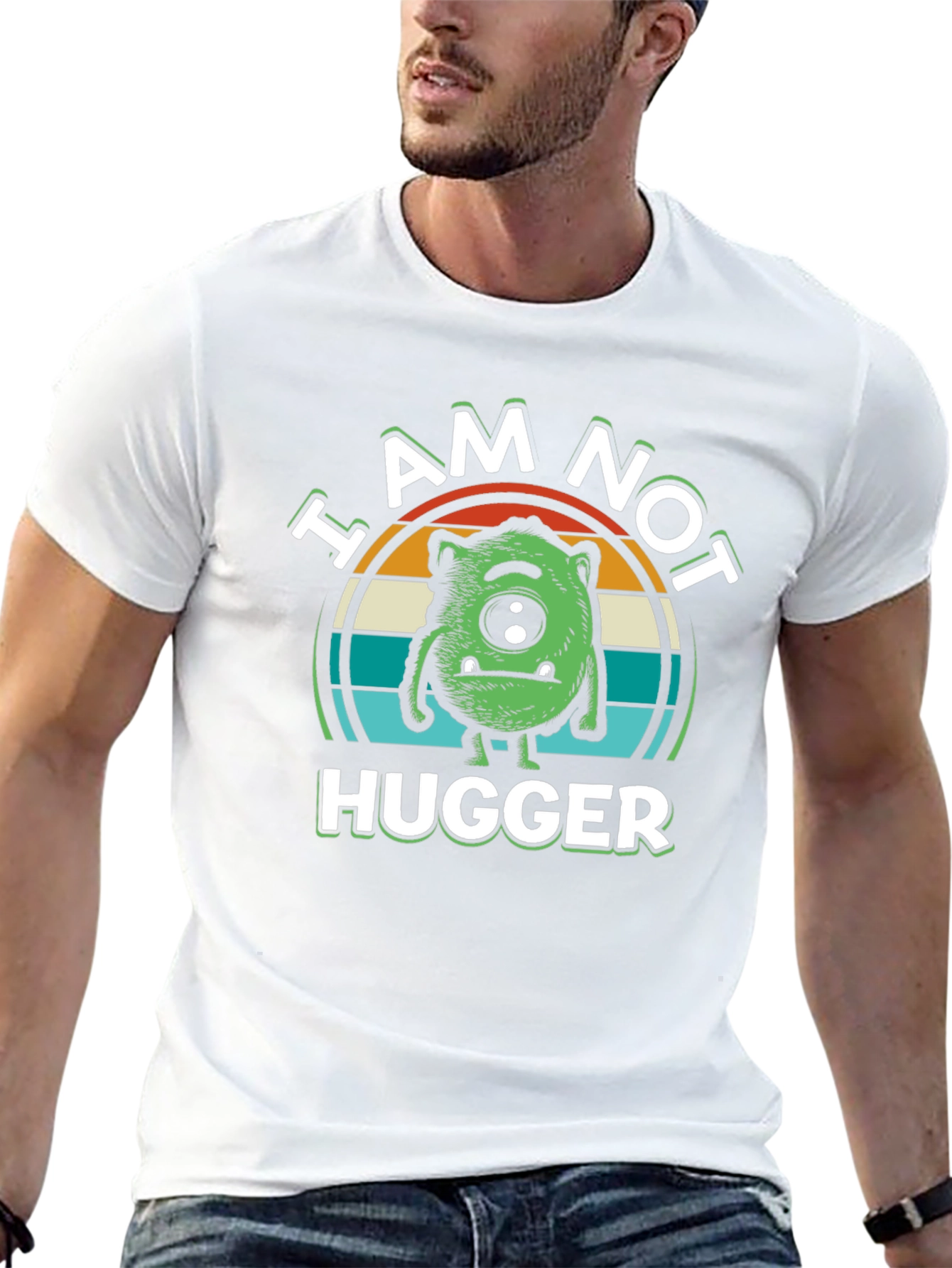 I Am Not Hugger Graphic T-Shirt