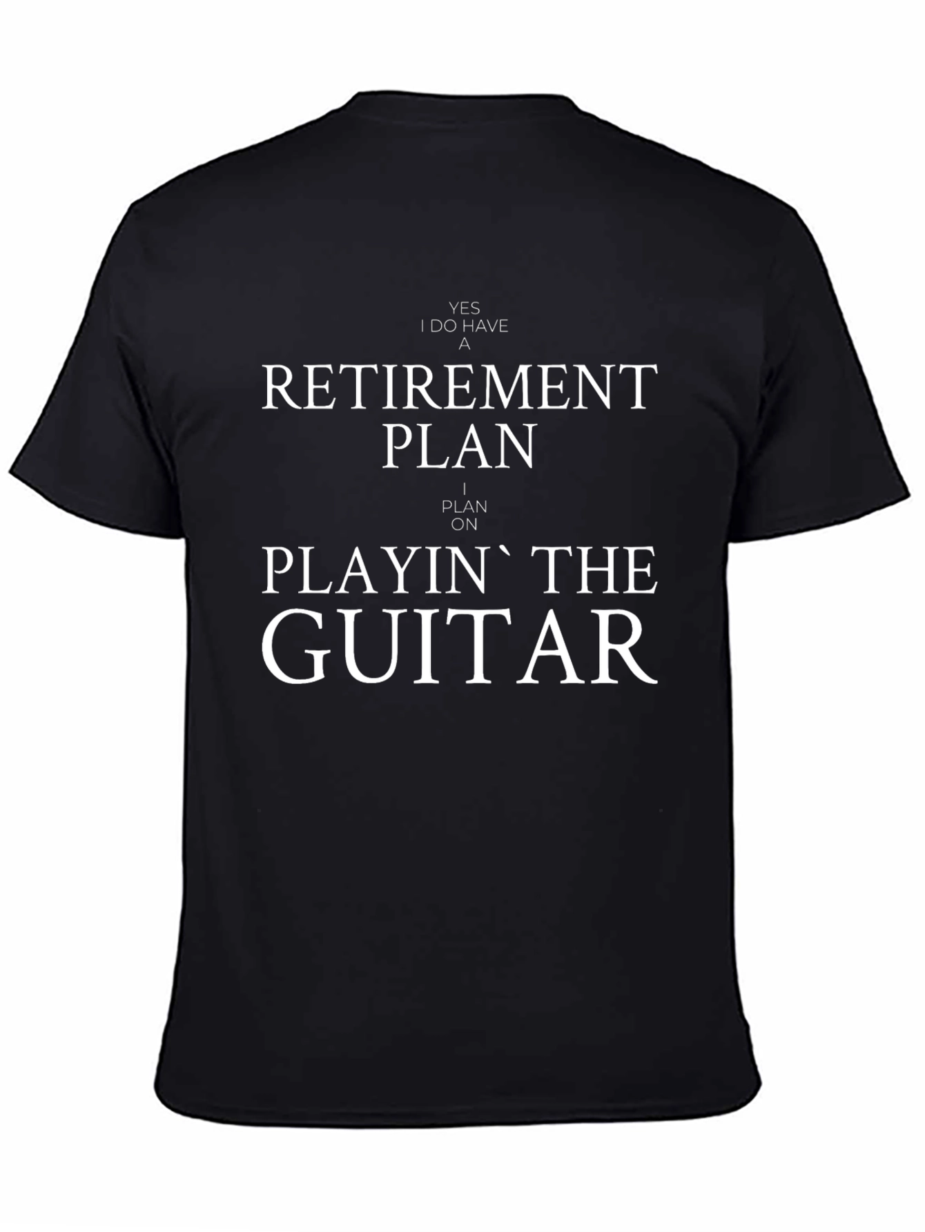 Guitar Retirement Plan T-Shirt - Musician Gift