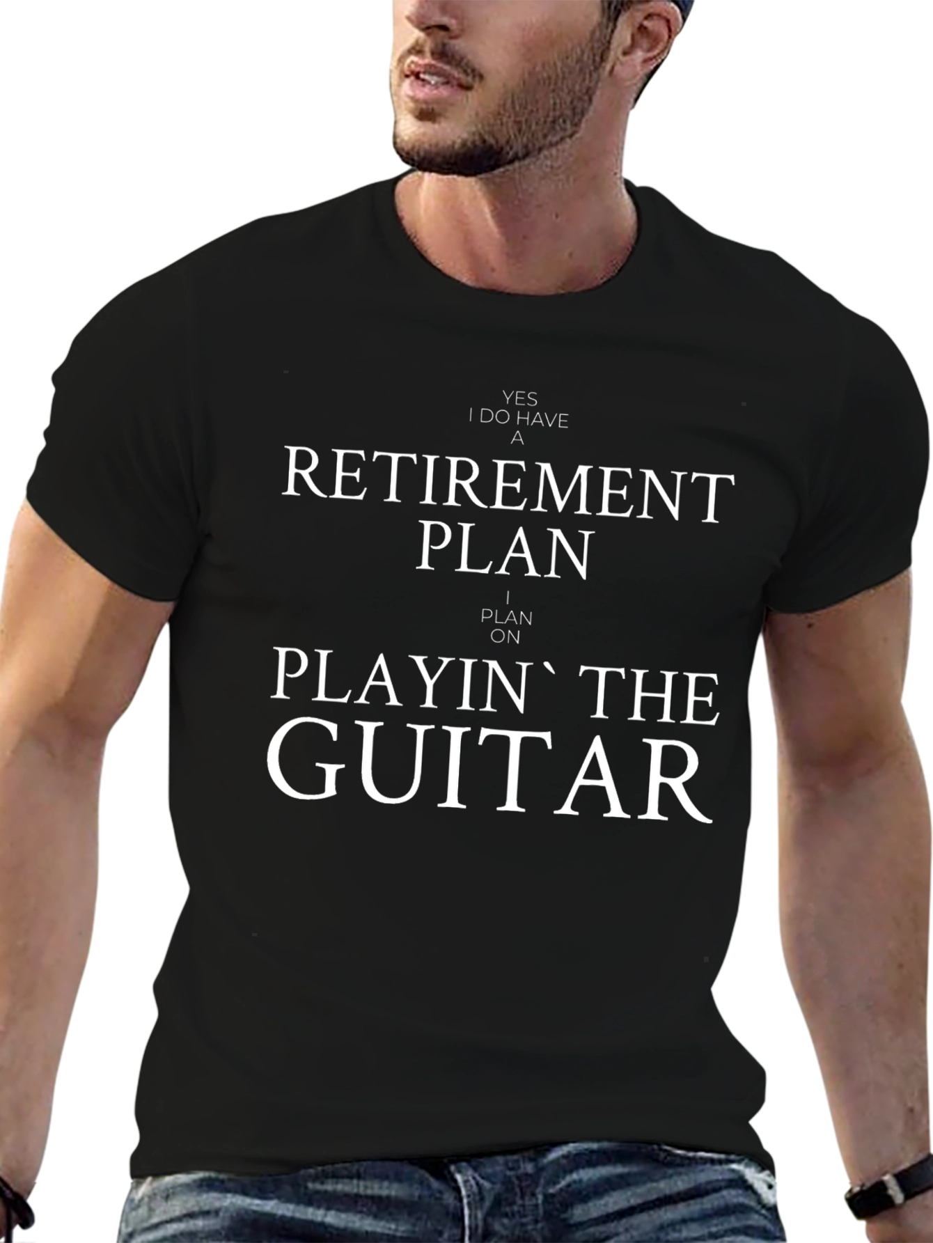 Guitar Retirement Plan T-Shirt - Musician Gift