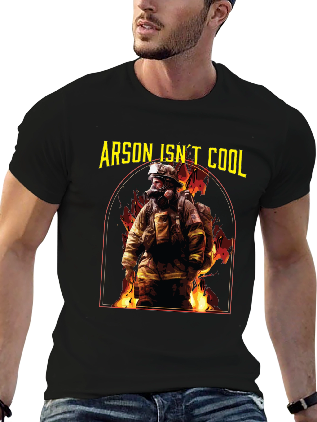 Arson Isnt Cool Firefighter T-Shirt