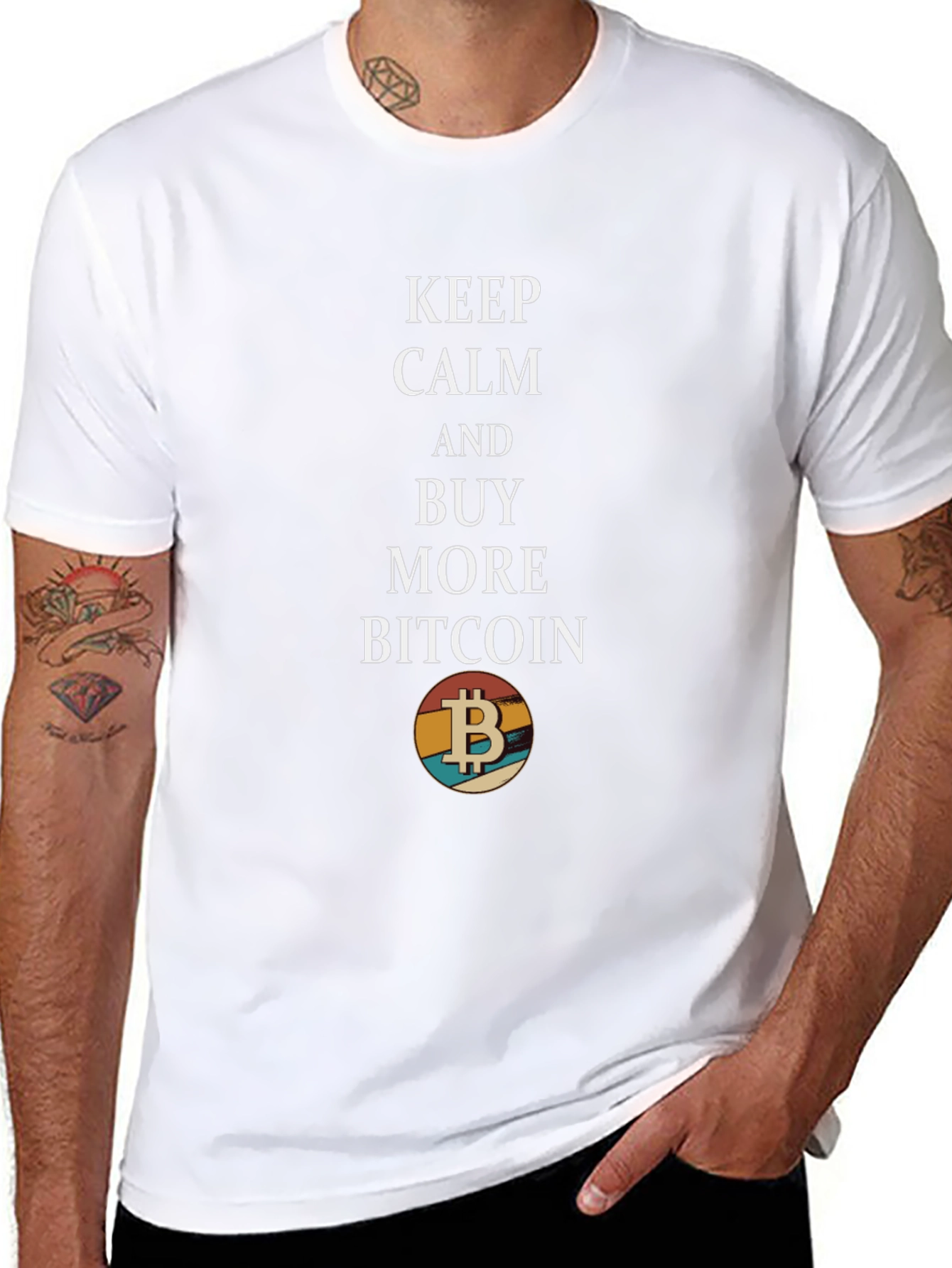 Keep Calm Buy Bitcoin Graphic Tee