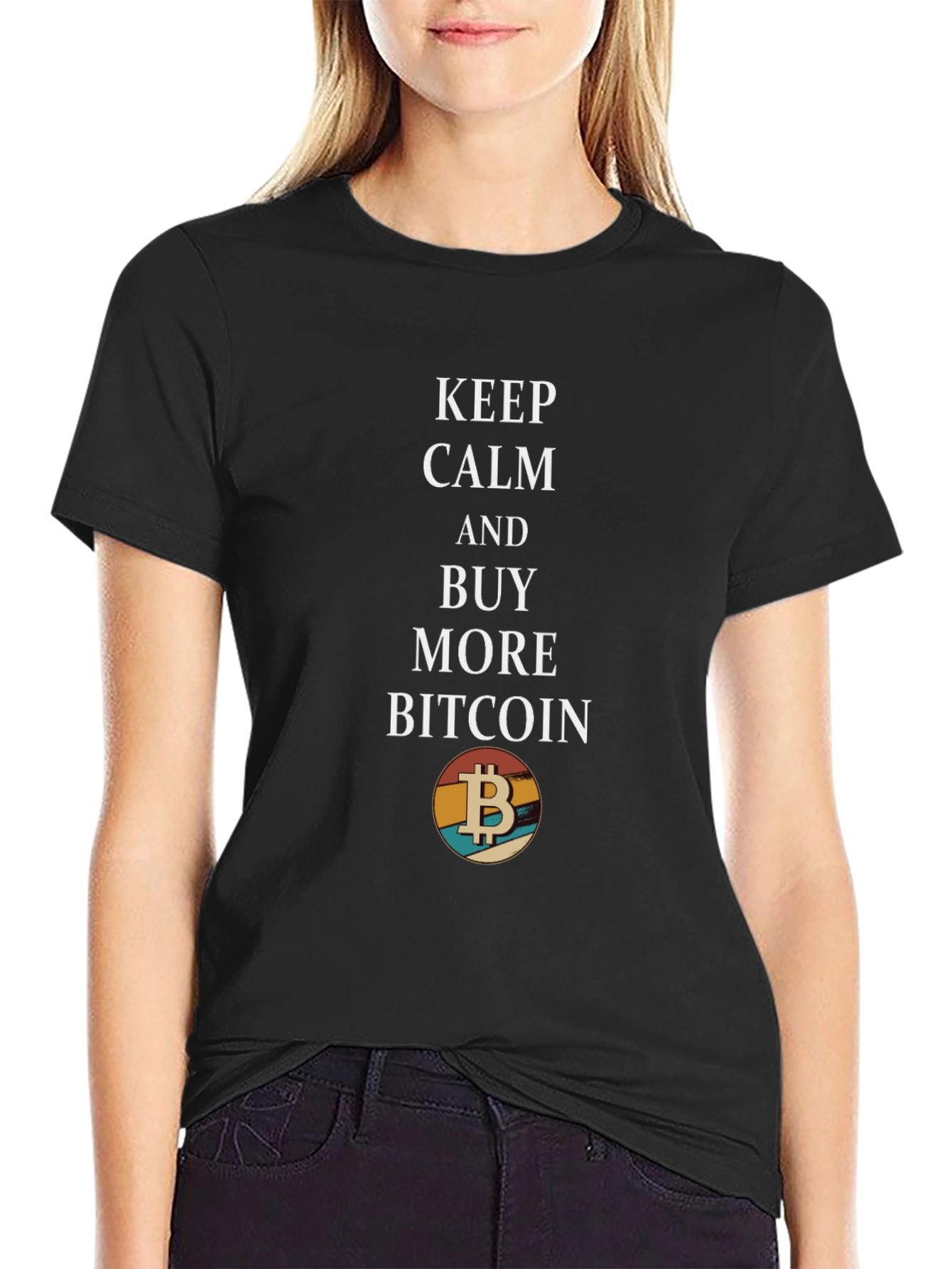 Keep Calm Buy Bitcoin Graphic Tee
