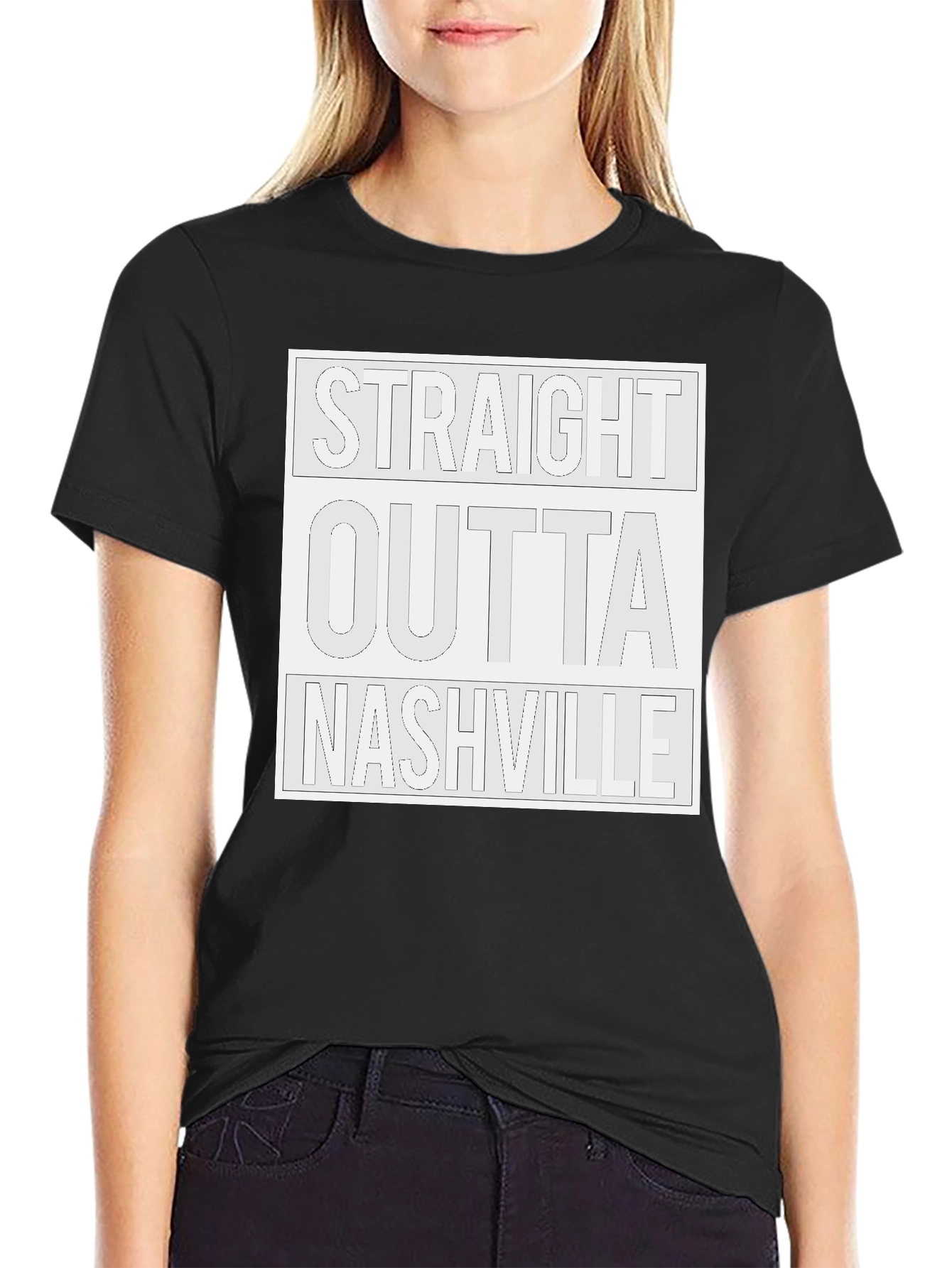 Straight Outta Nashville Graphic Tee - Unisex
