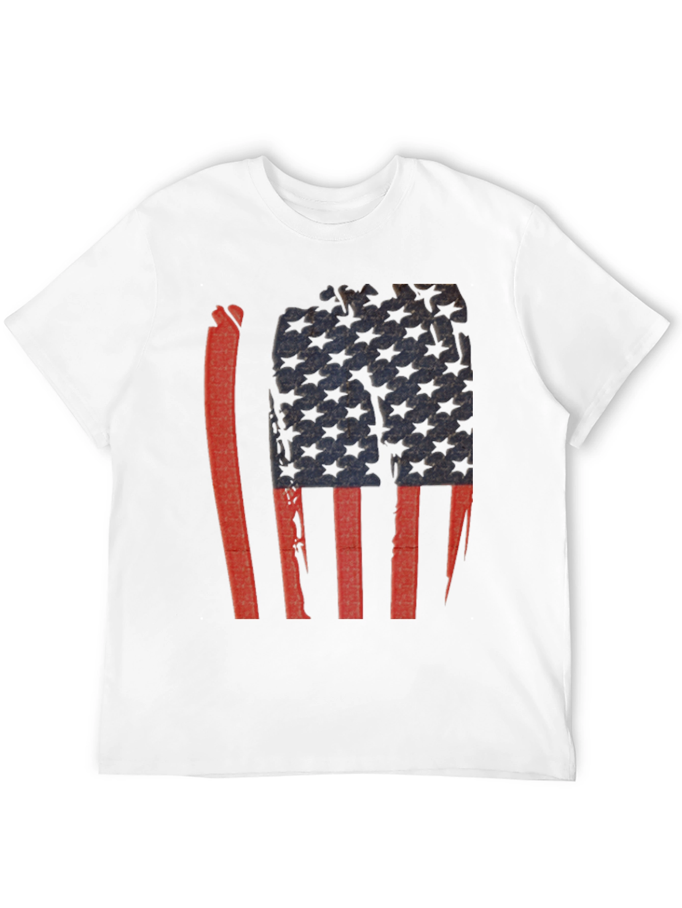Distressed American Flag Graphic Tee