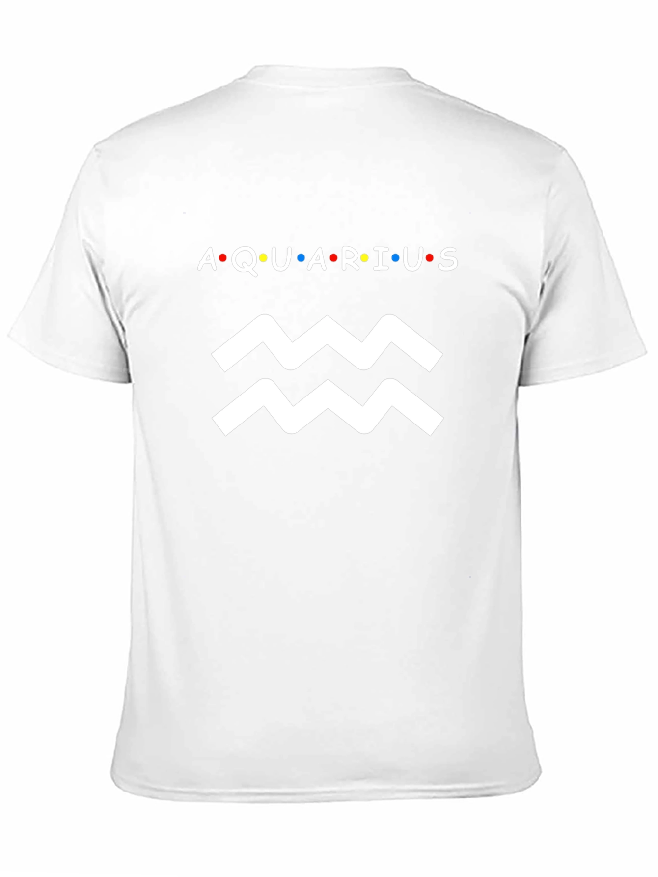 Aquarius Zodiac Black T-Shirt