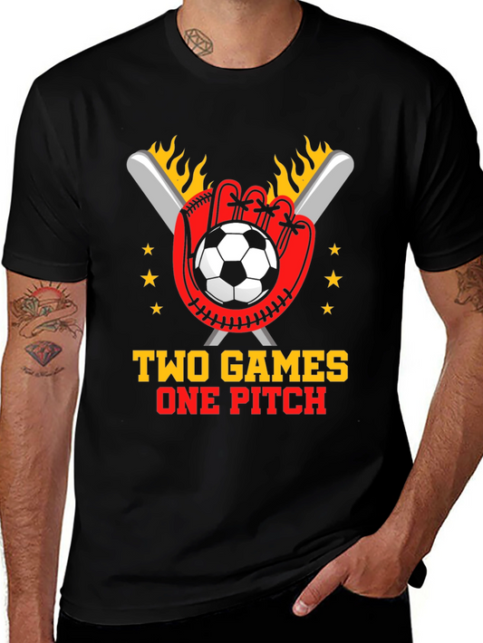 Two Games One Pitch T-Shirt