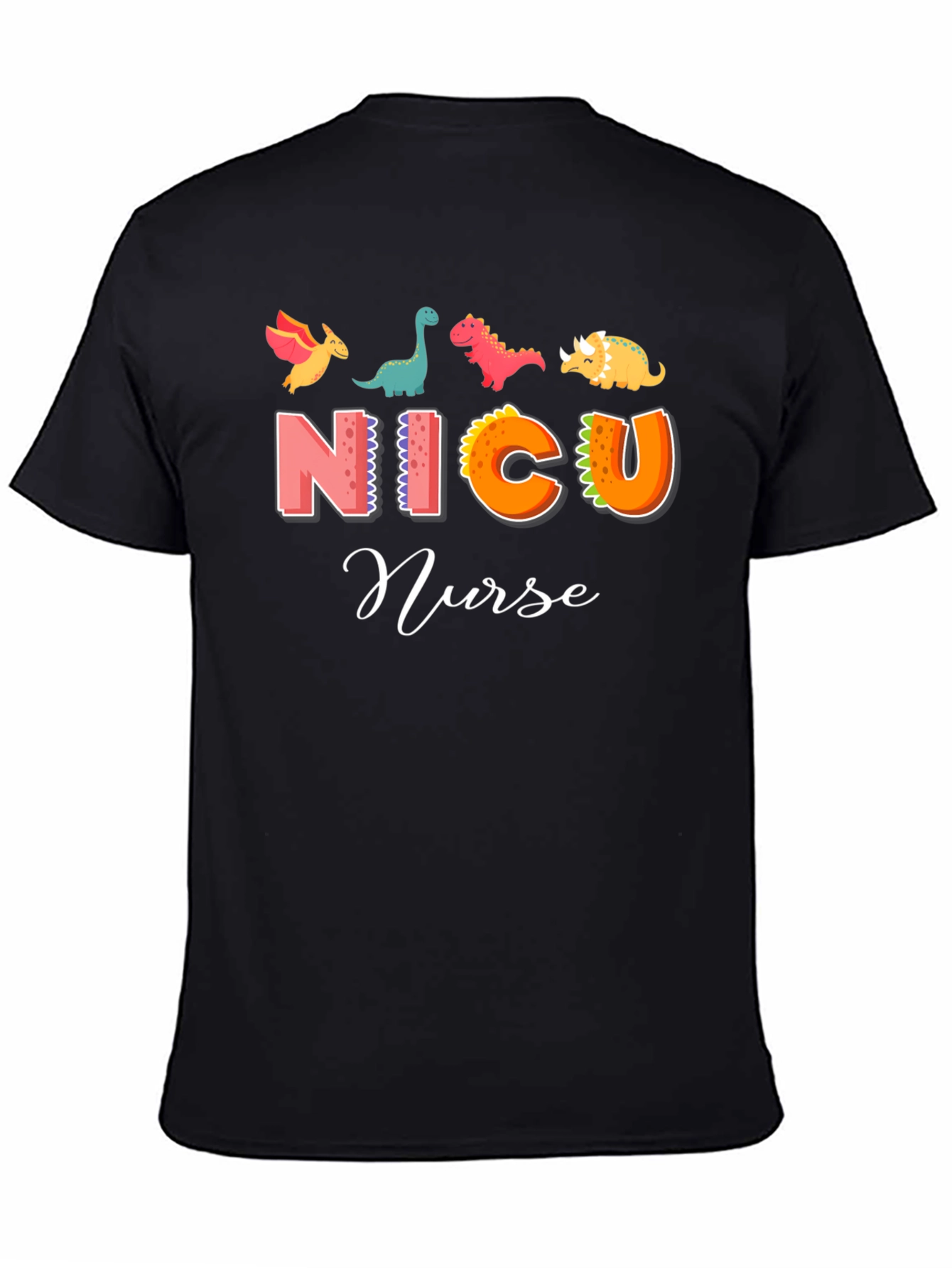 NICU Nurse Dinosaur Graphic Tee