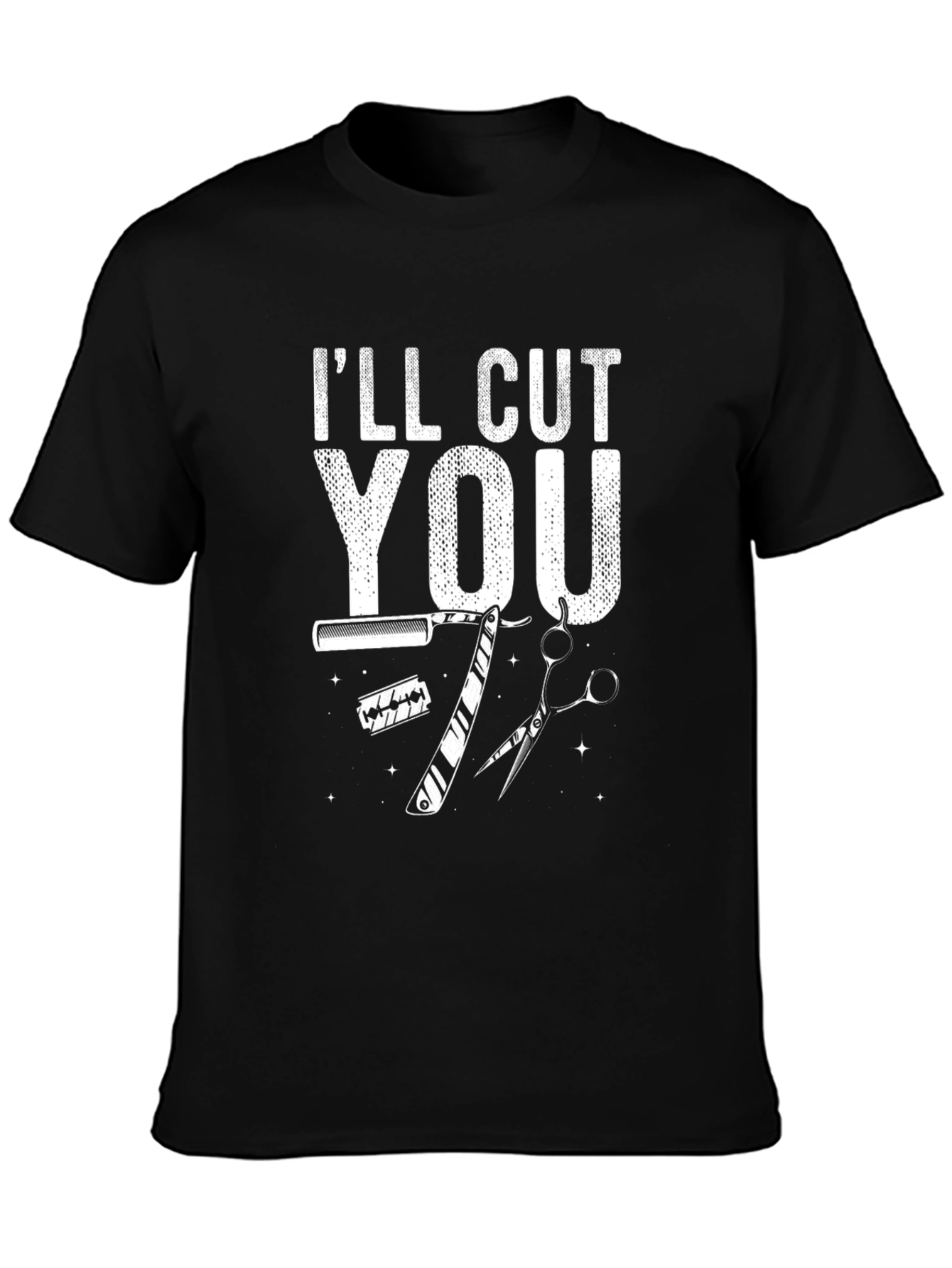 Ill Cut You Barber Graphic T-Shirt