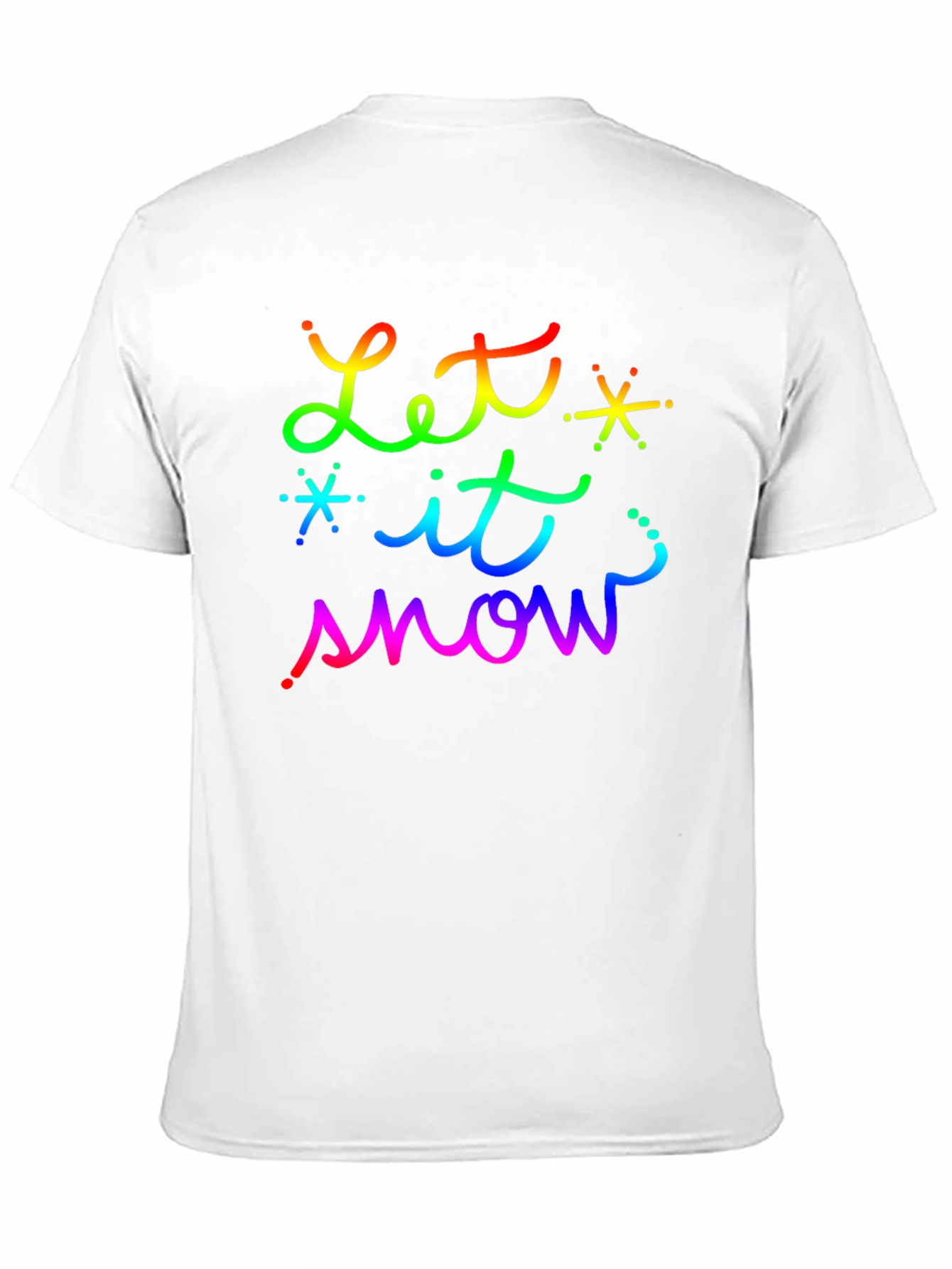 Let it Snow Rainbow T-Shirt