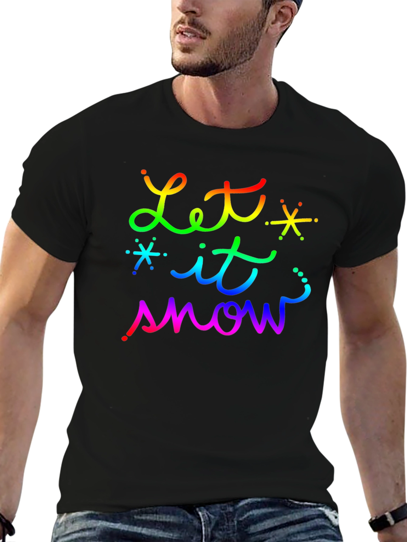 Let it Snow Rainbow T-Shirt