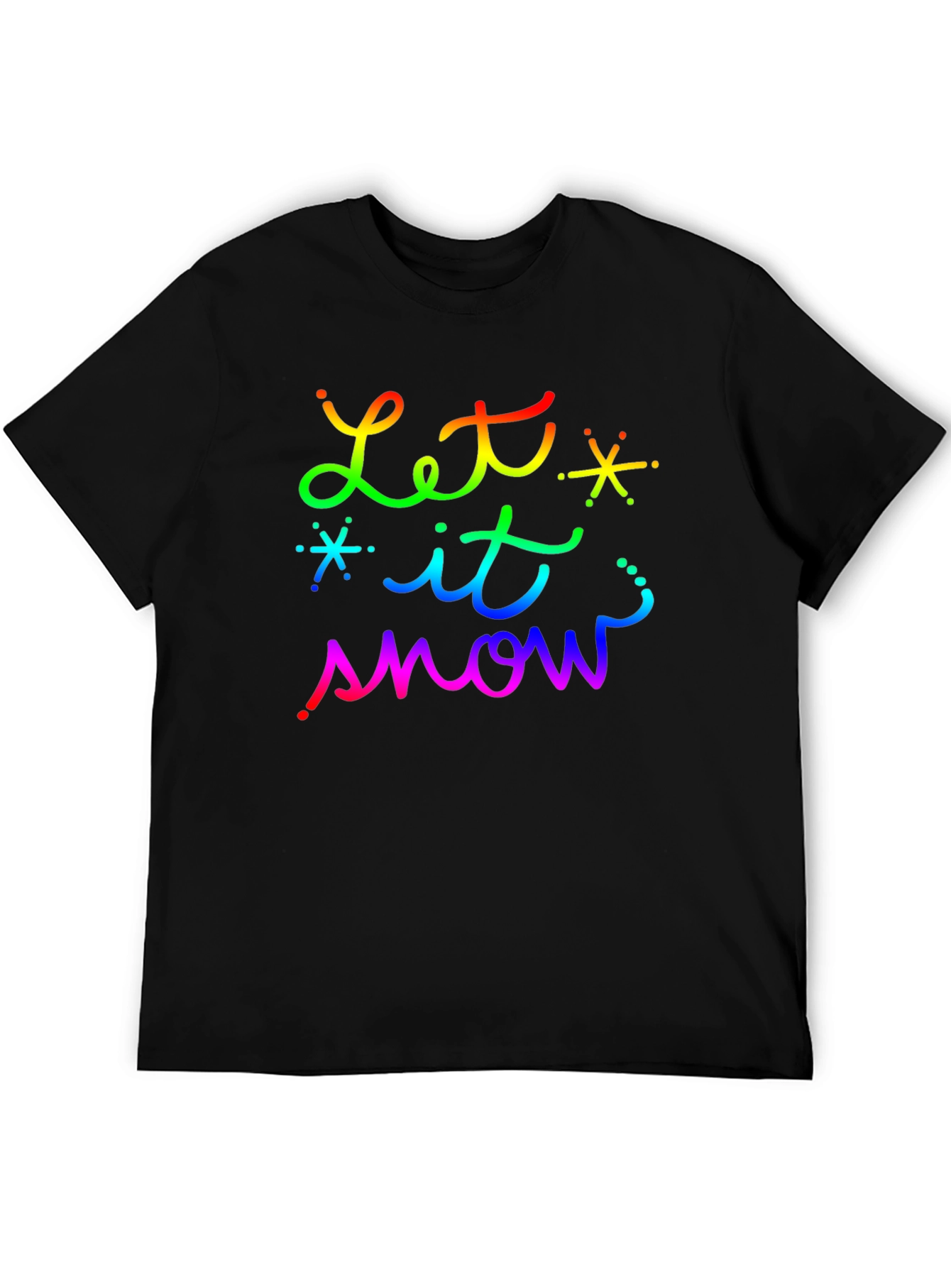 Let it Snow Rainbow T-Shirt