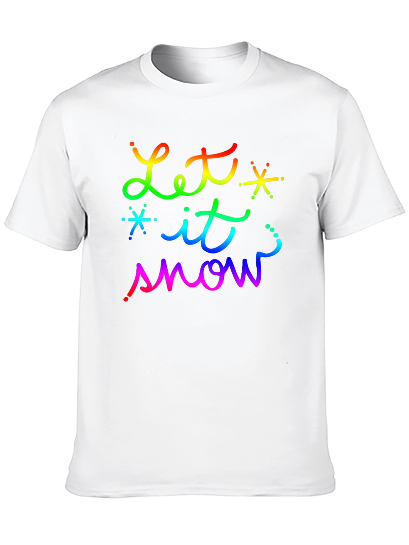 Let it Snow Rainbow T-Shirt