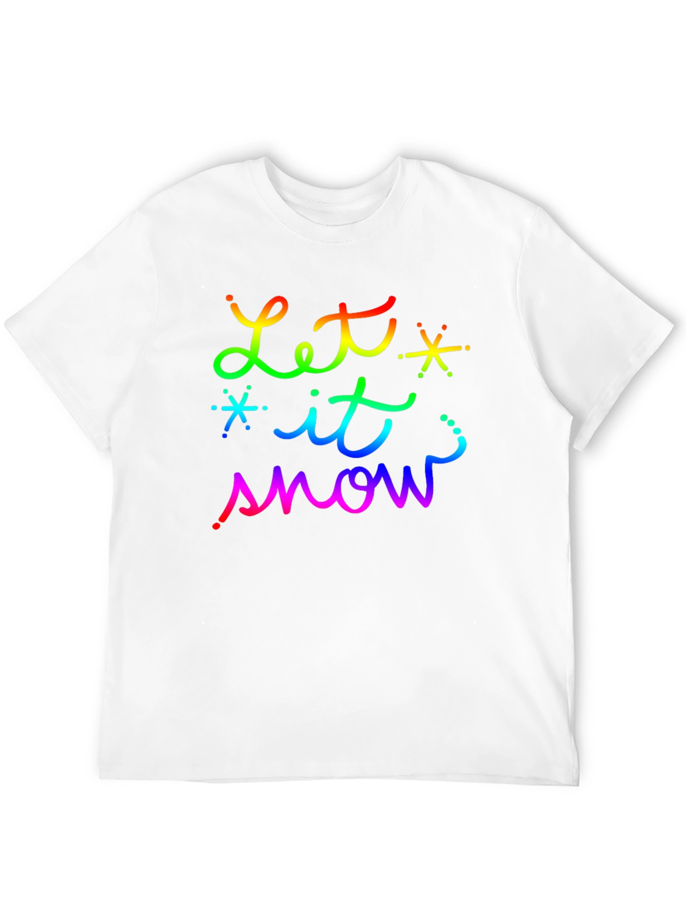 Let it Snow Rainbow T-Shirt