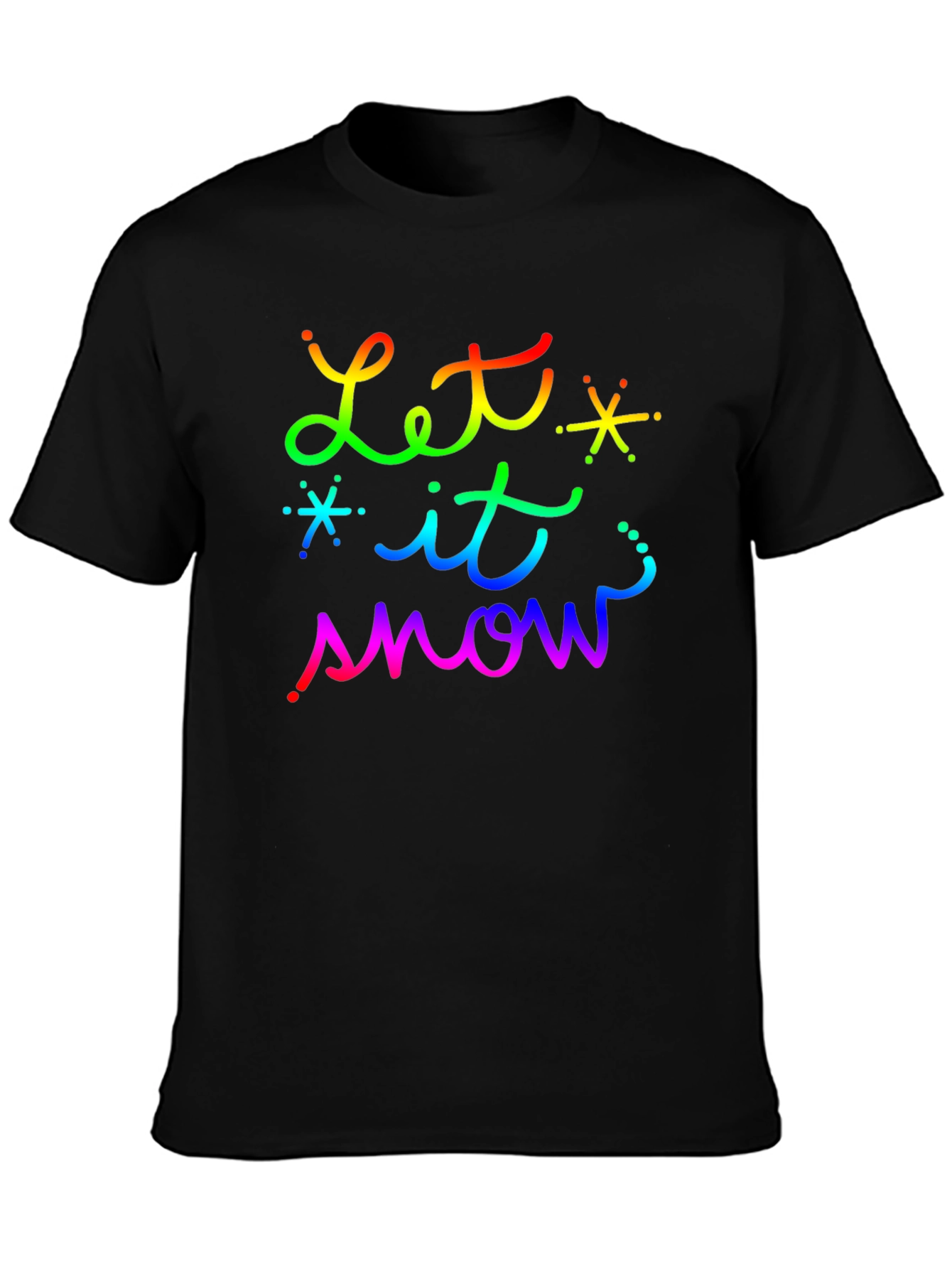 Let it Snow Rainbow T-Shirt