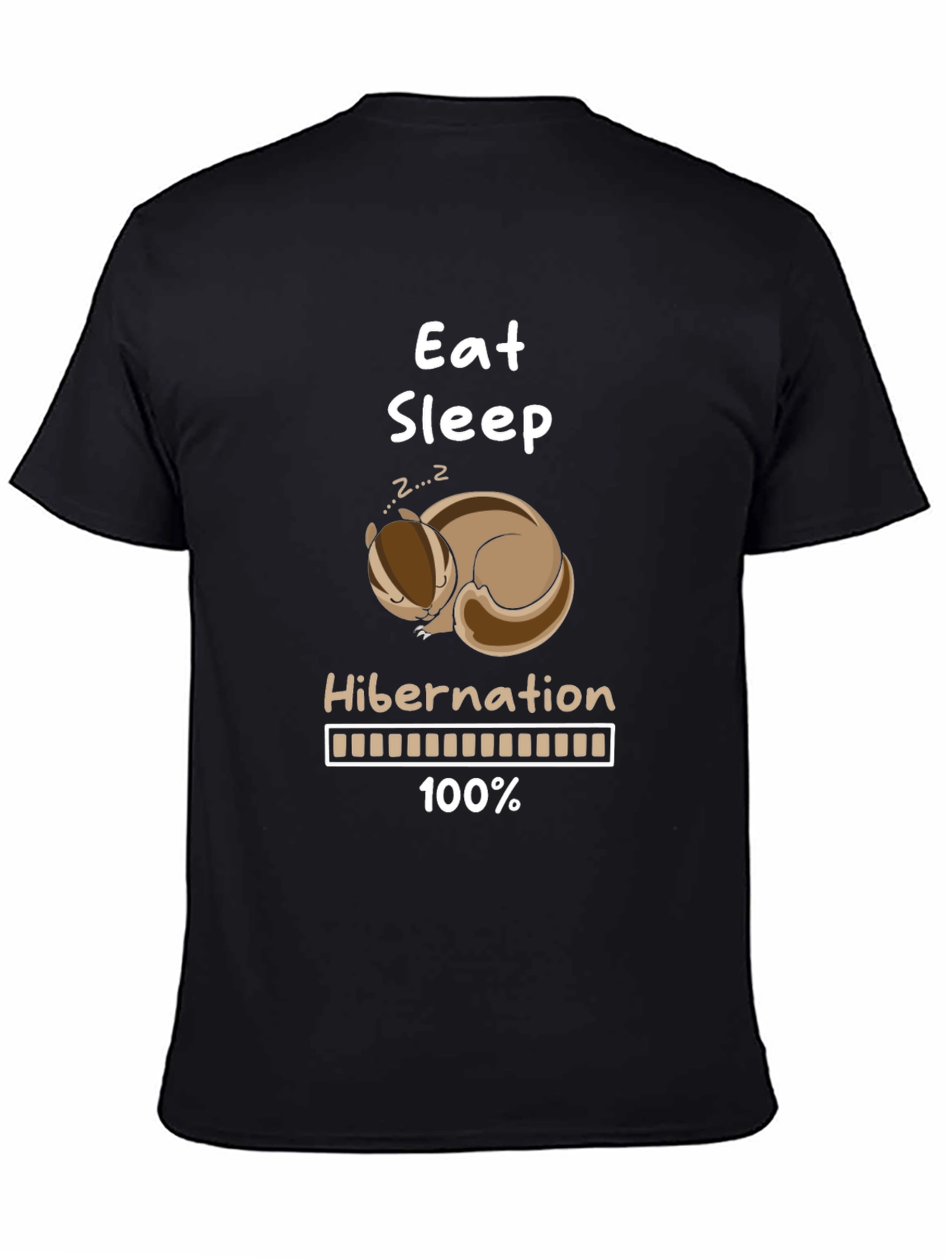 Eat Sleep Hibernation T-Shirt Funny Animal Lover Tee