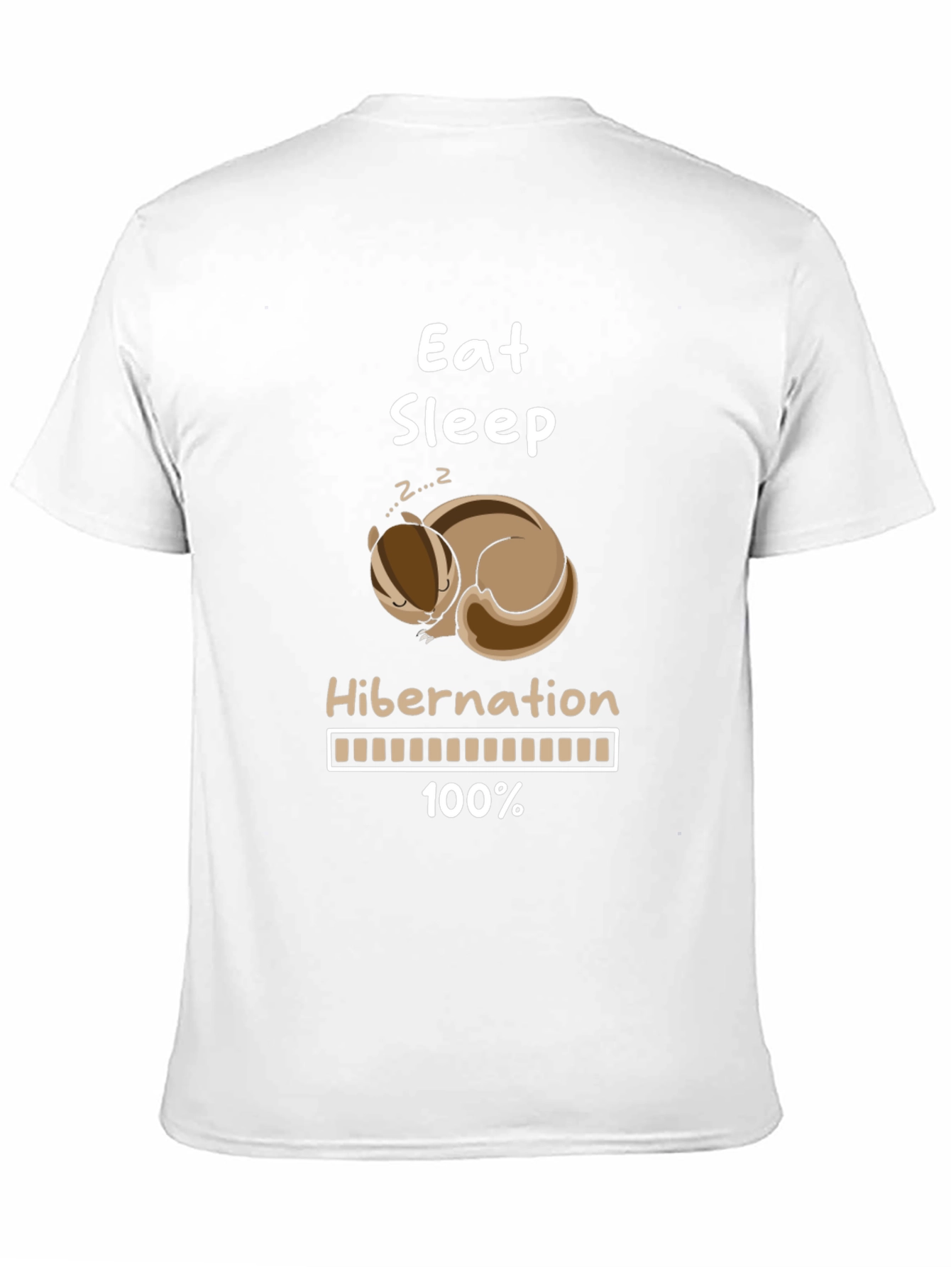 Eat Sleep Hibernation T-Shirt Funny Animal Lover Tee