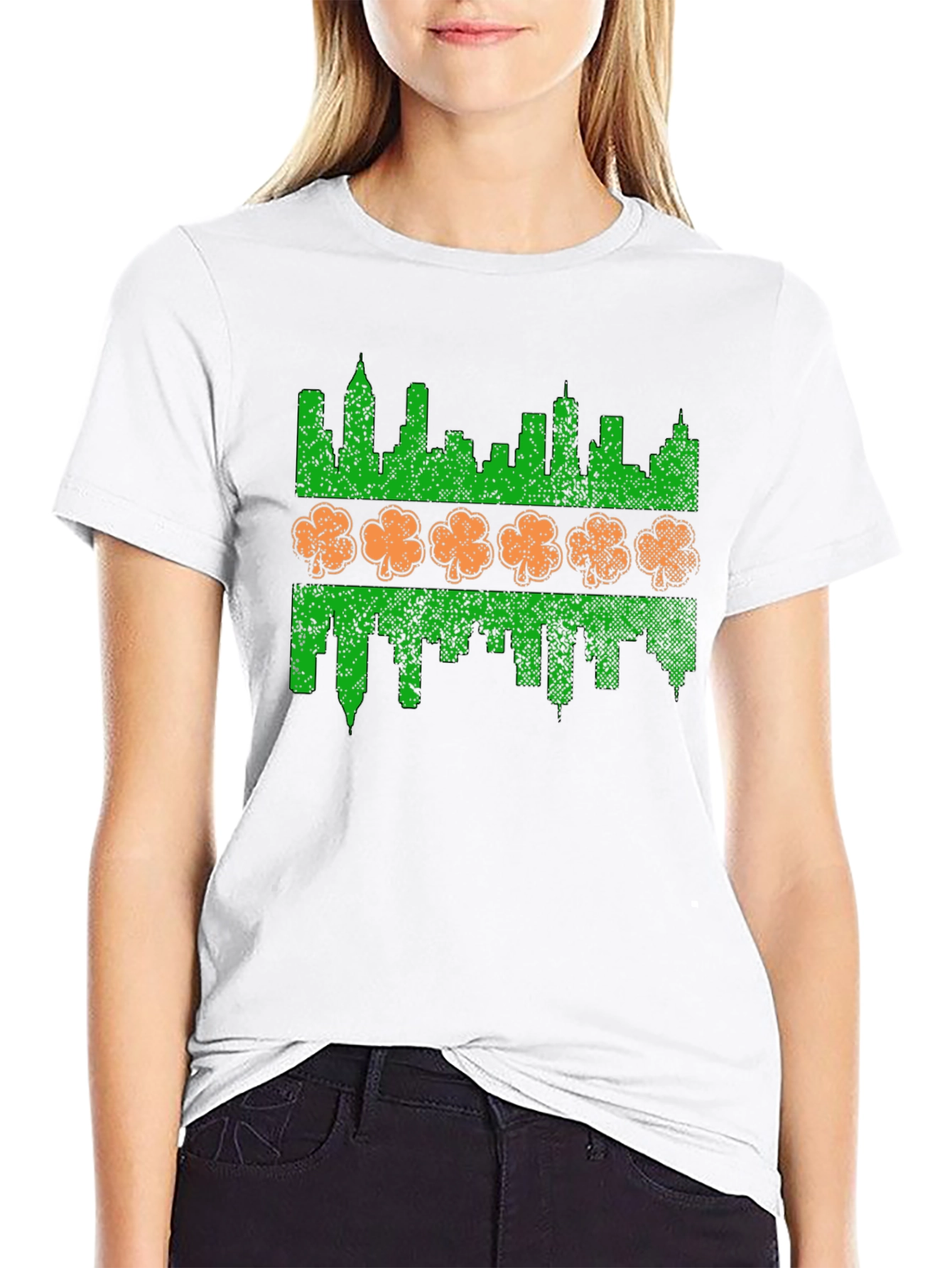 Shamrock Cityscape Graphic Tee