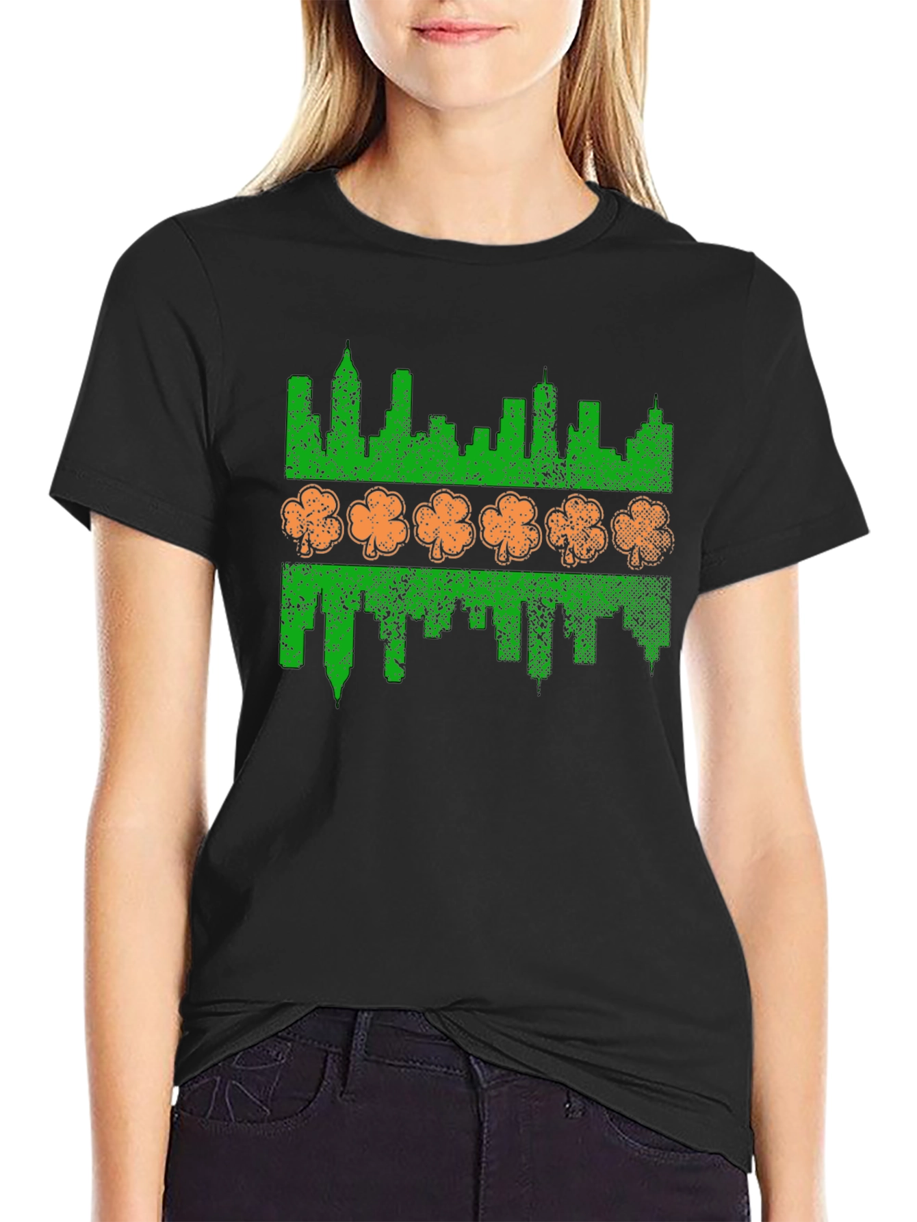 Shamrock Cityscape Graphic Tee