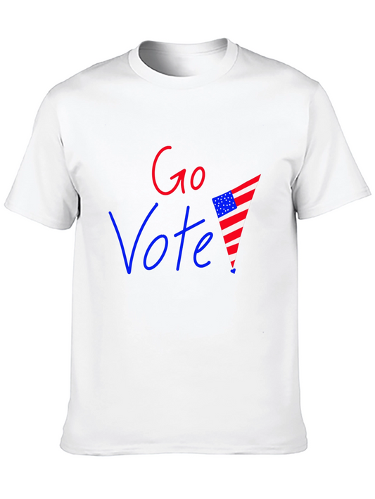 Go Vote Patriotic Graphic T-Shirt