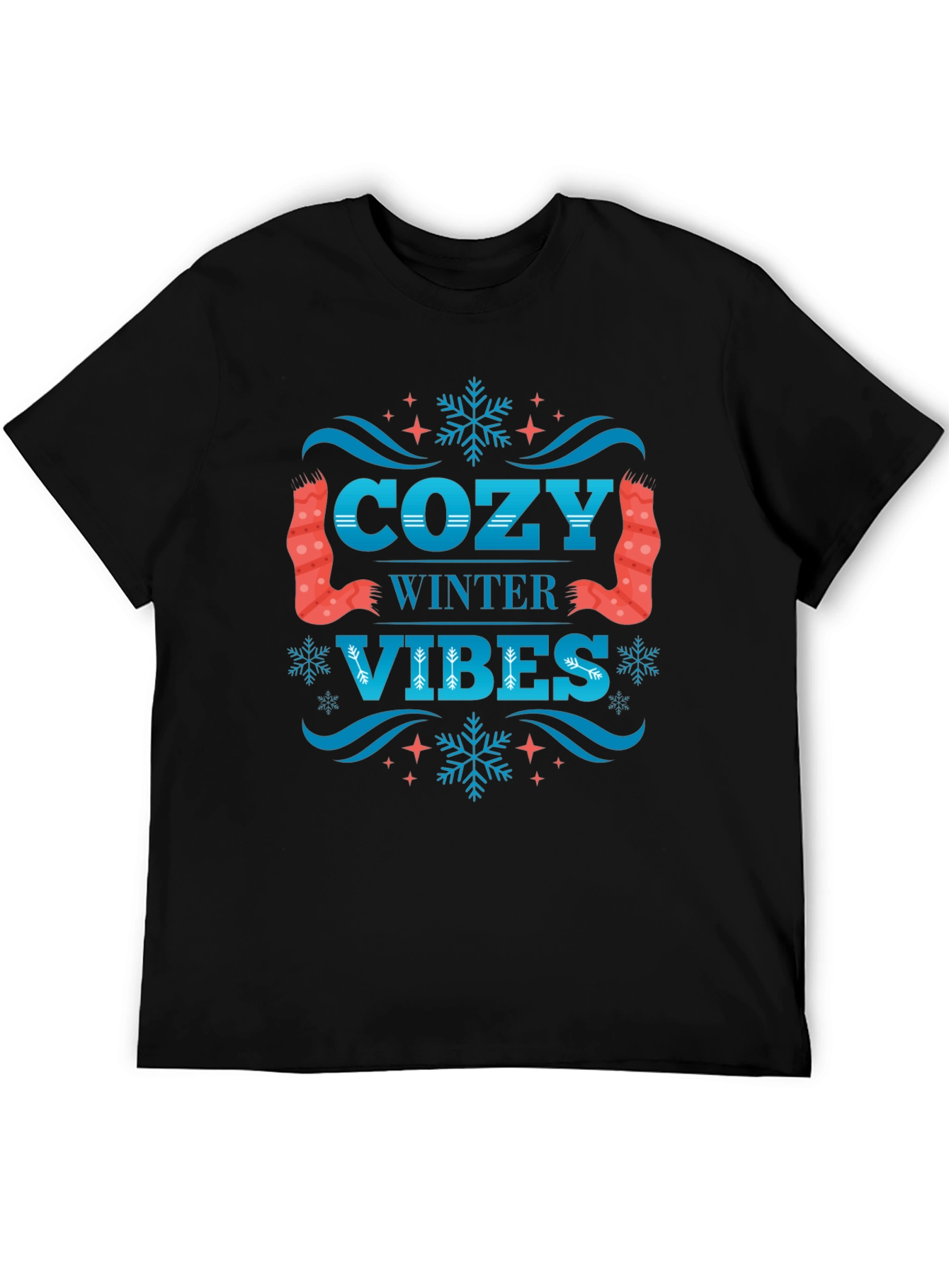 Cozy Winter Vibes Graphic T-Shirt