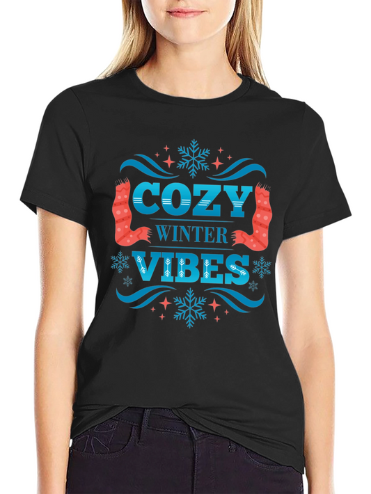 Cozy Winter Vibes Graphic T-Shirt