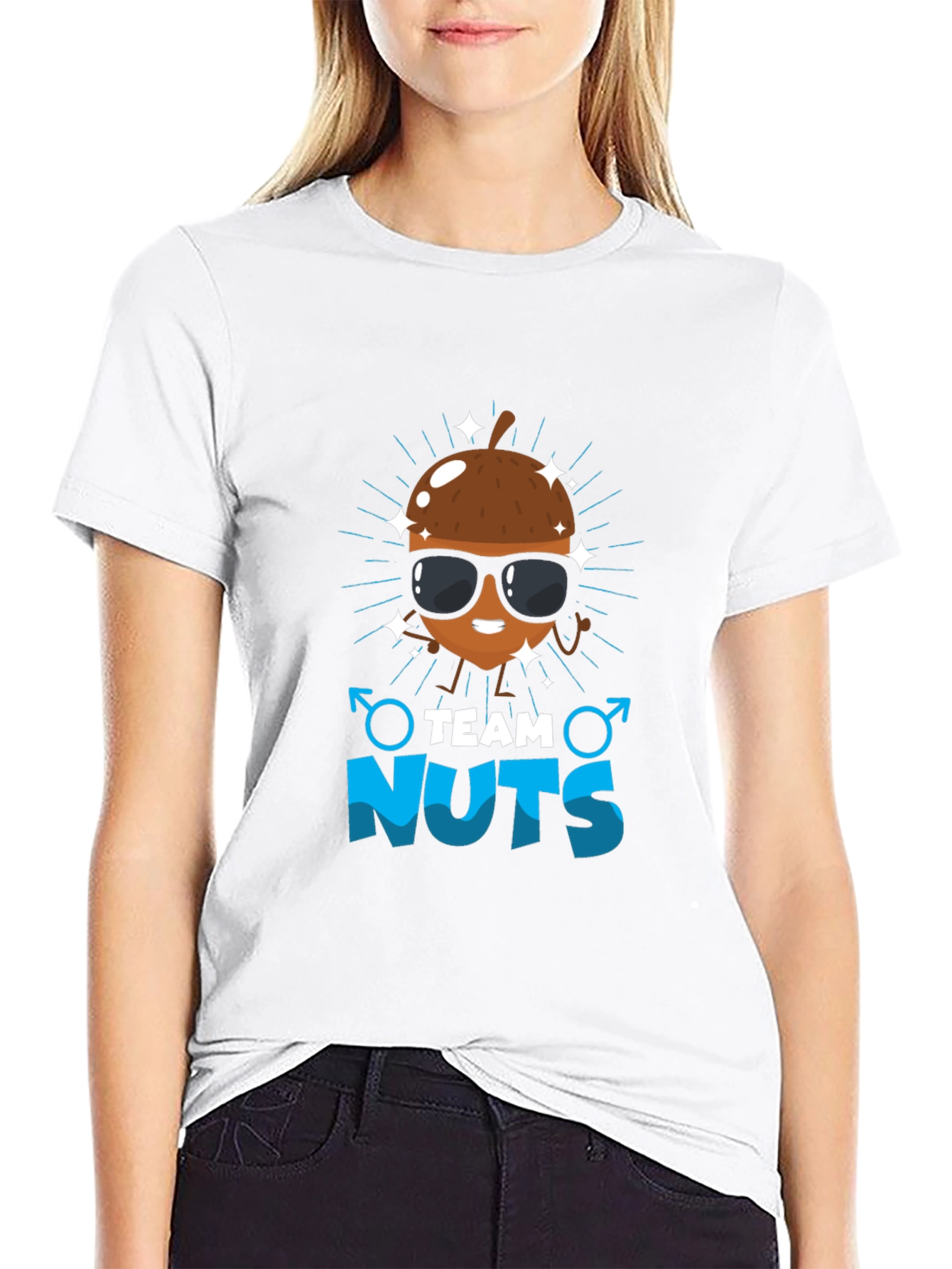 Team Nuts Funny Graphic T-Shirt
