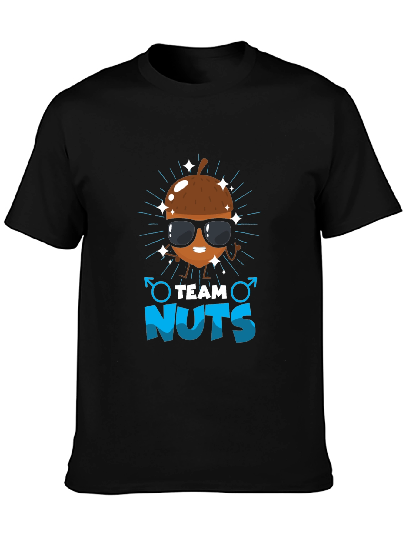 Team Nuts Funny Graphic T-Shirt