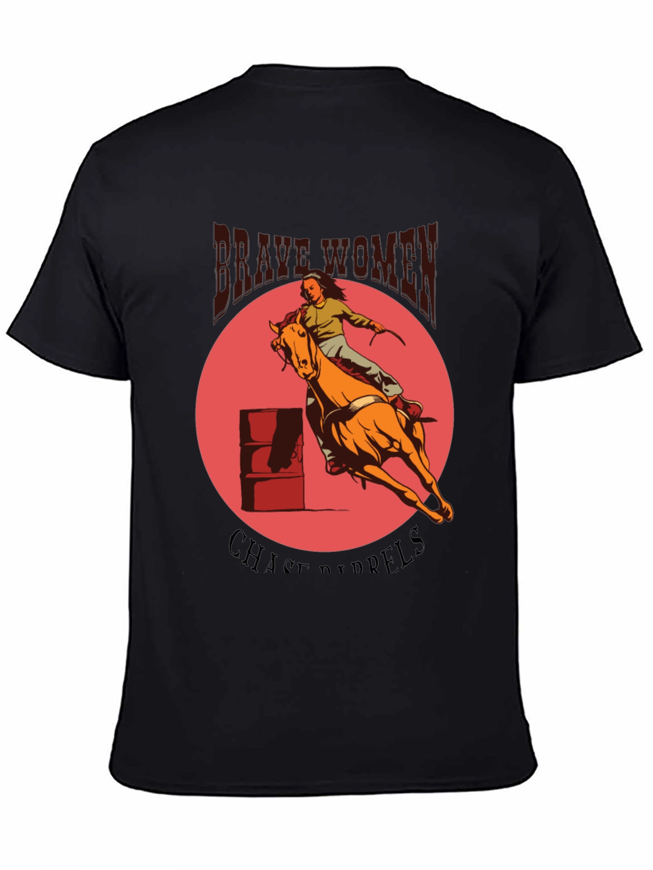 Brave Women Barrel Racing Graphic Tee
