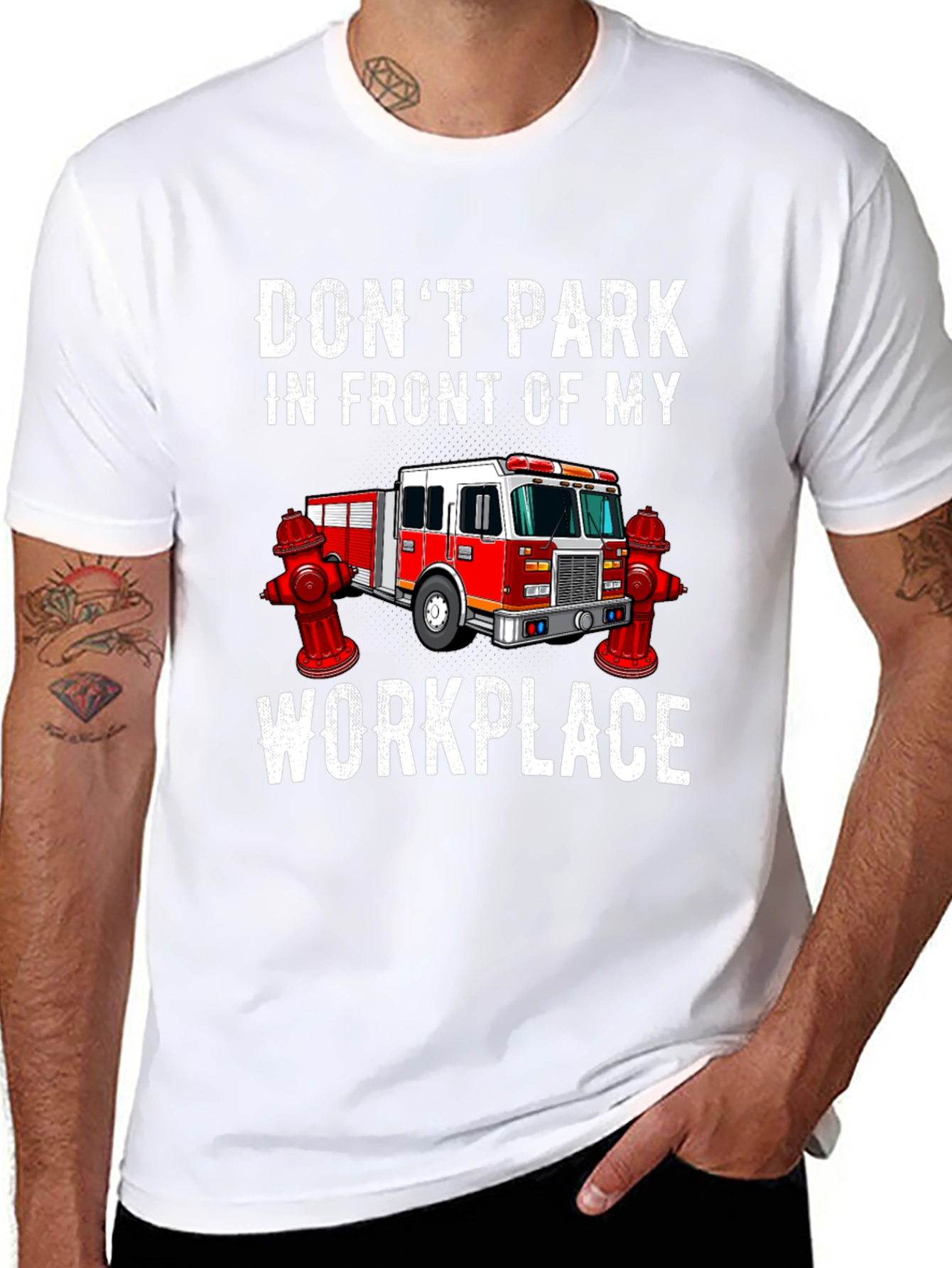 Firefighter Workplace T-Shirt