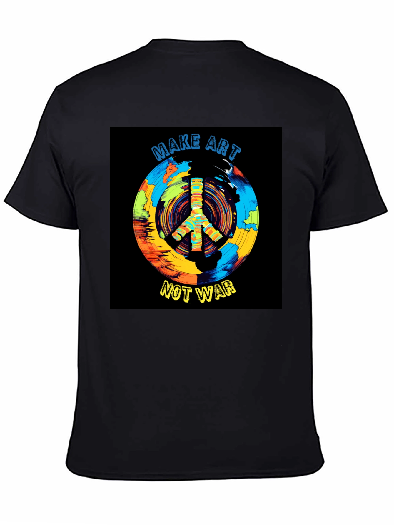 Make Art Not War T-Shirt Peace Symbol