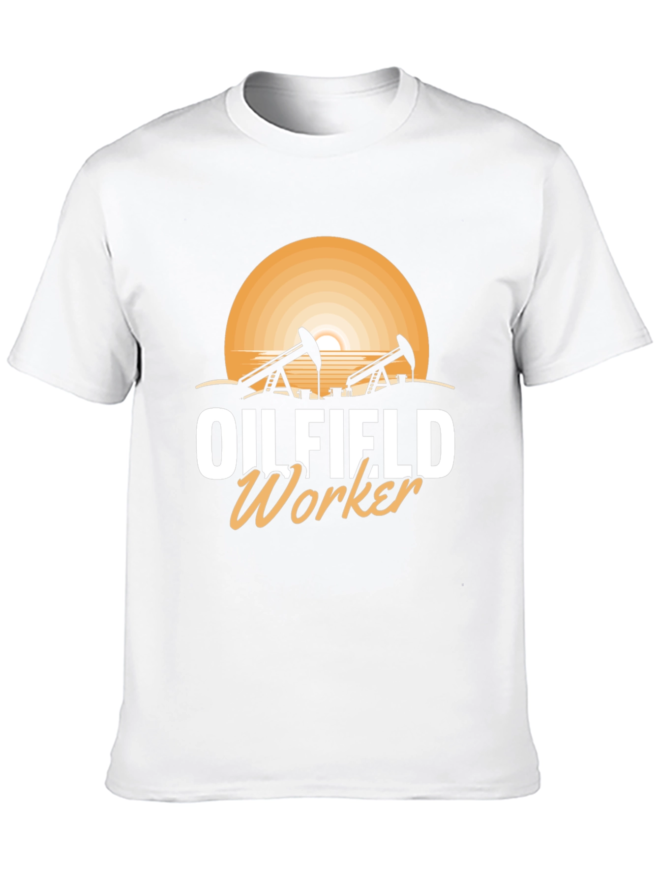 Oilfield Worker T-Shirt - Black Graphic Tee