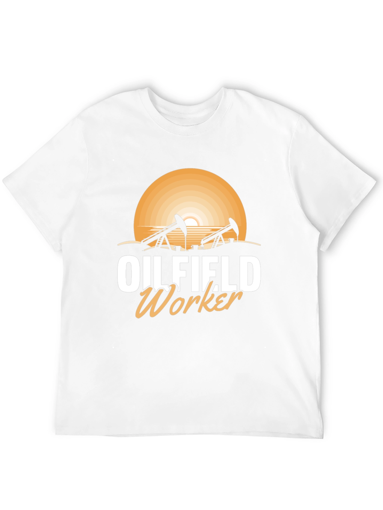 Oilfield Worker T-Shirt - Black Graphic Tee