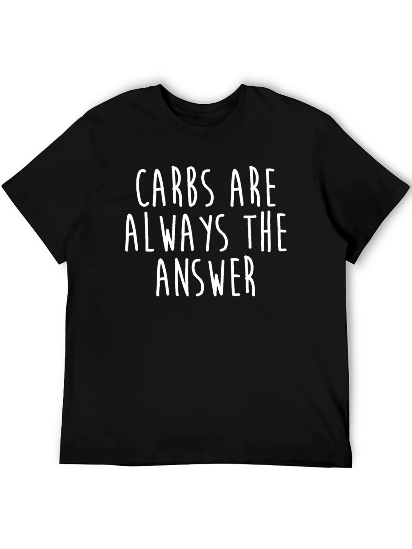 Carbs Are Always The Answer Graphic Tee