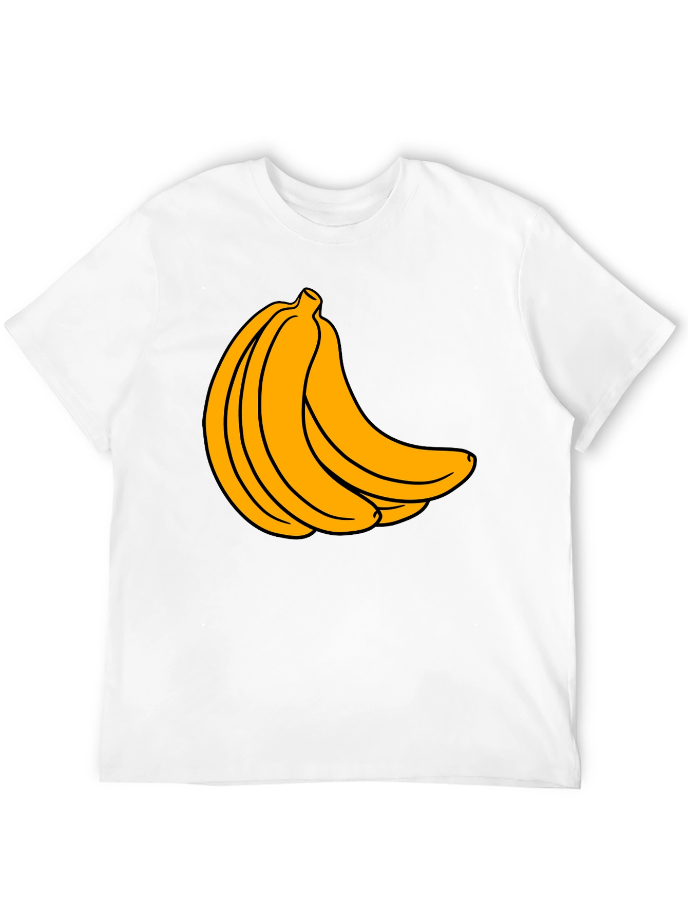 Banana Bunch Graphic T-Shirt - Black Cotton Tee