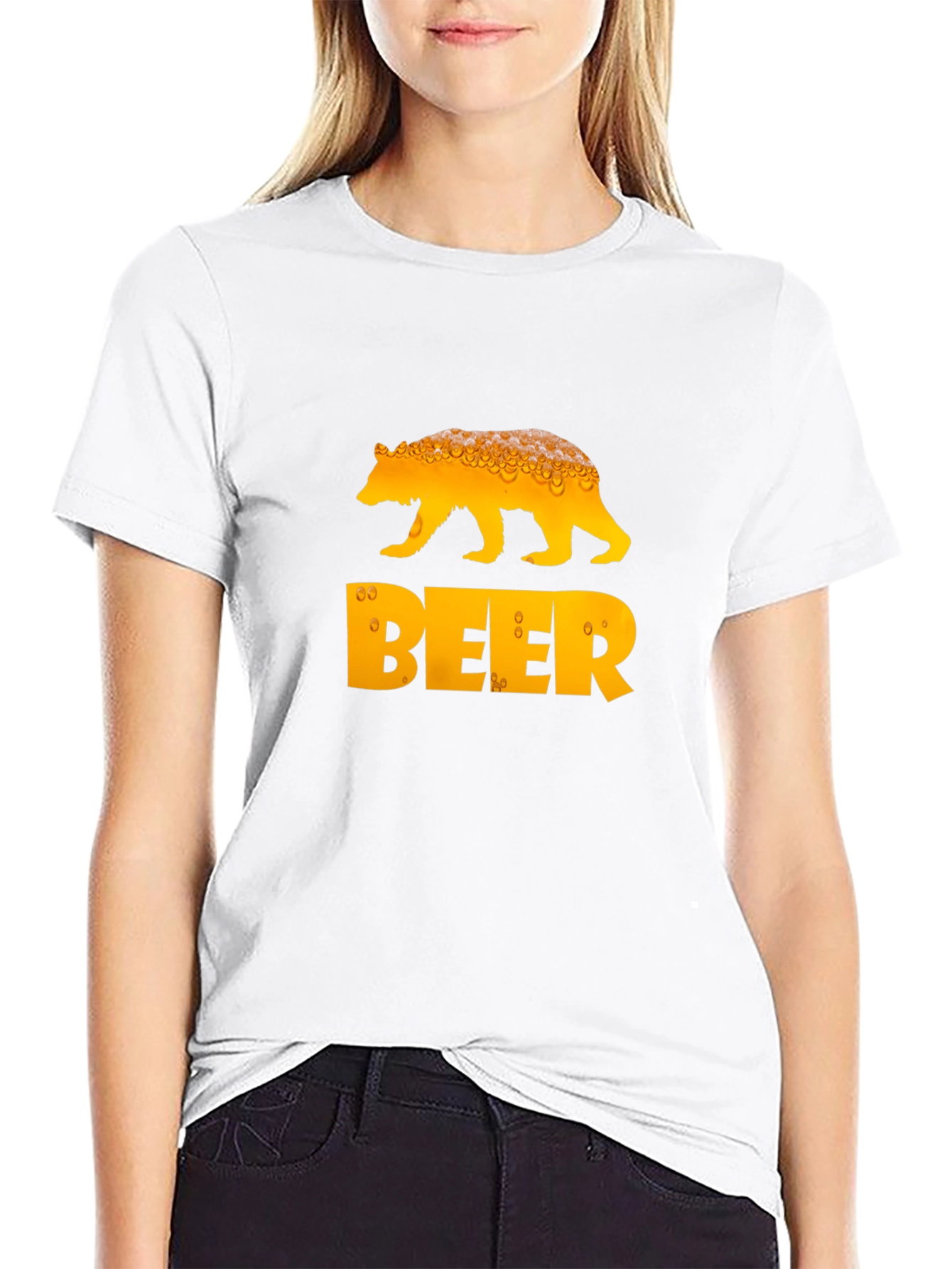 Bear Beer Graphic T-Shirt - Mens