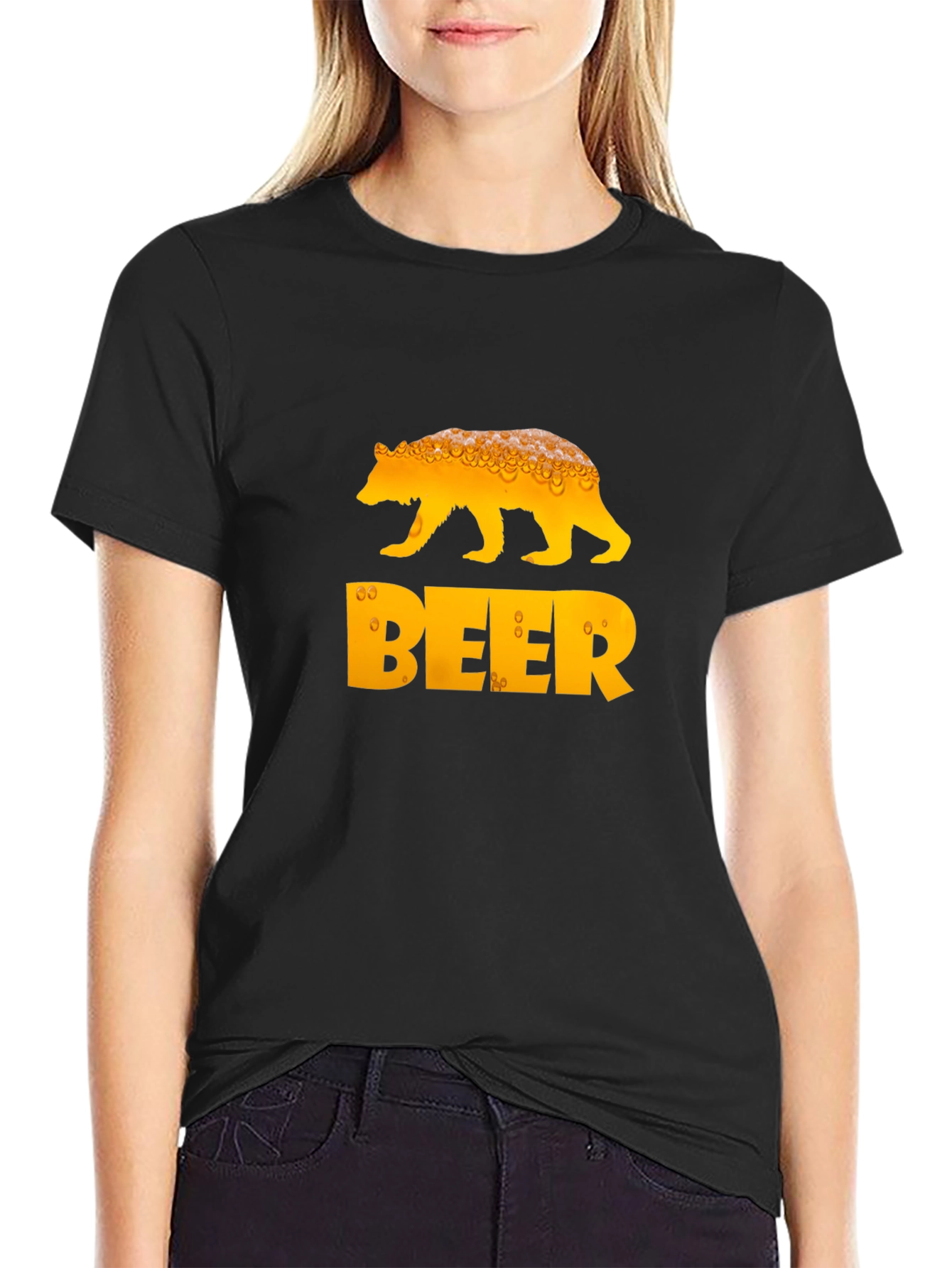 Bear Beer Graphic T-Shirt - Mens