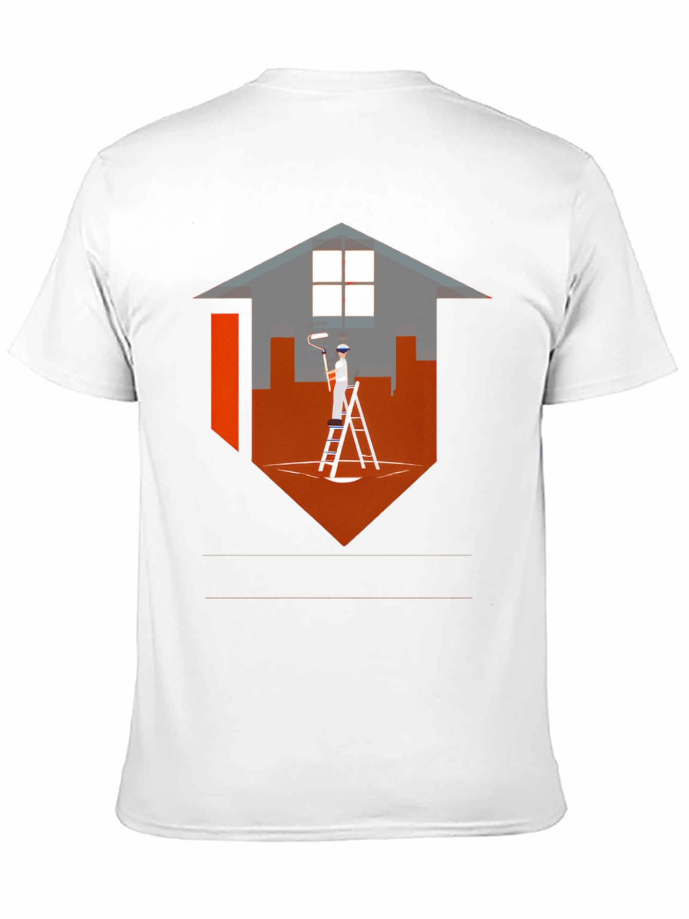 Painter Home Graphic Tee - Modern Design
