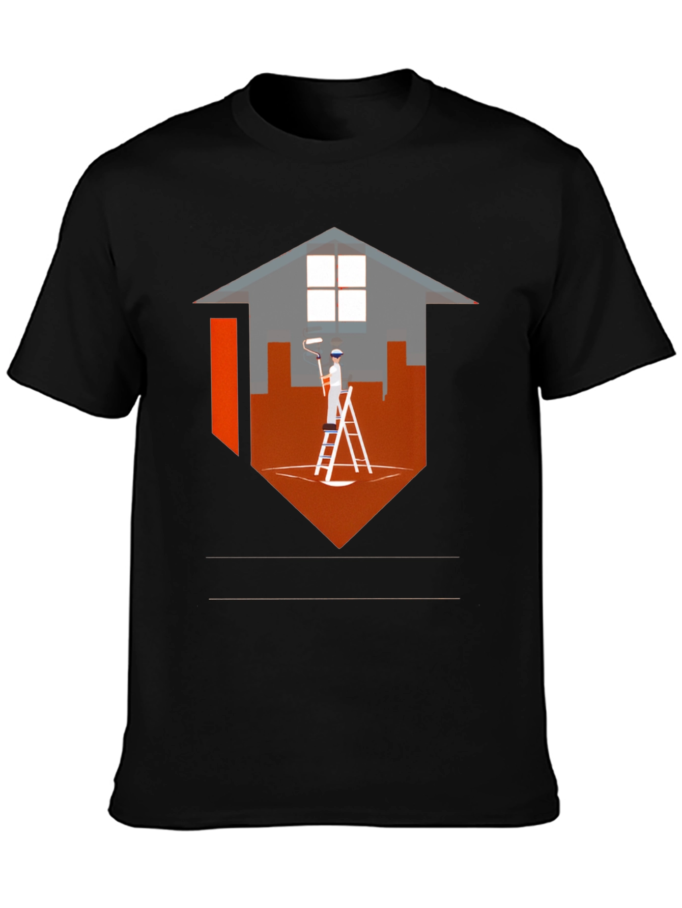 Painter Home Graphic Tee - Modern Design