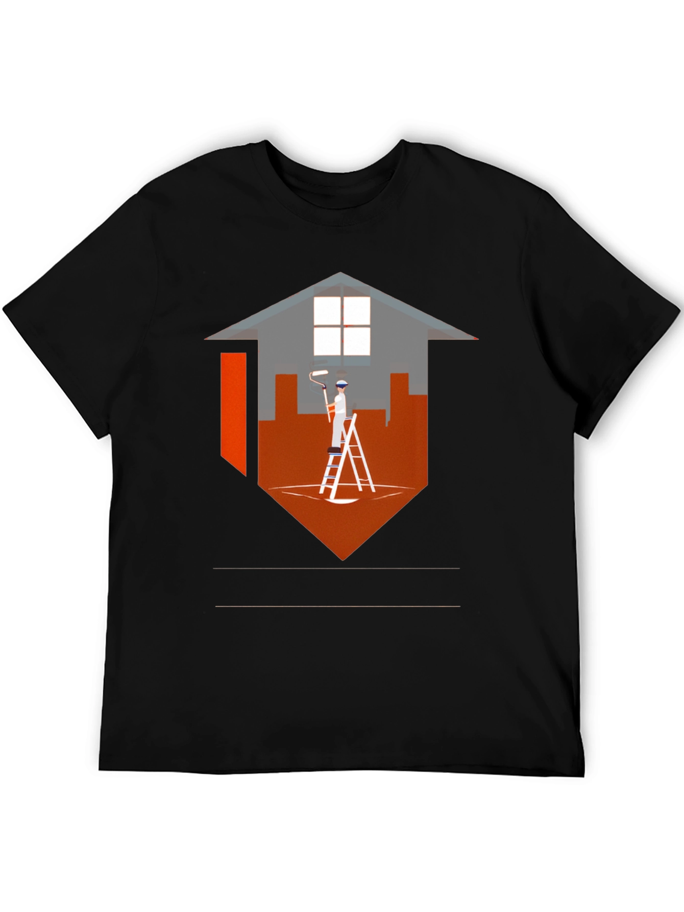 Painter Home Graphic Tee - Modern Design