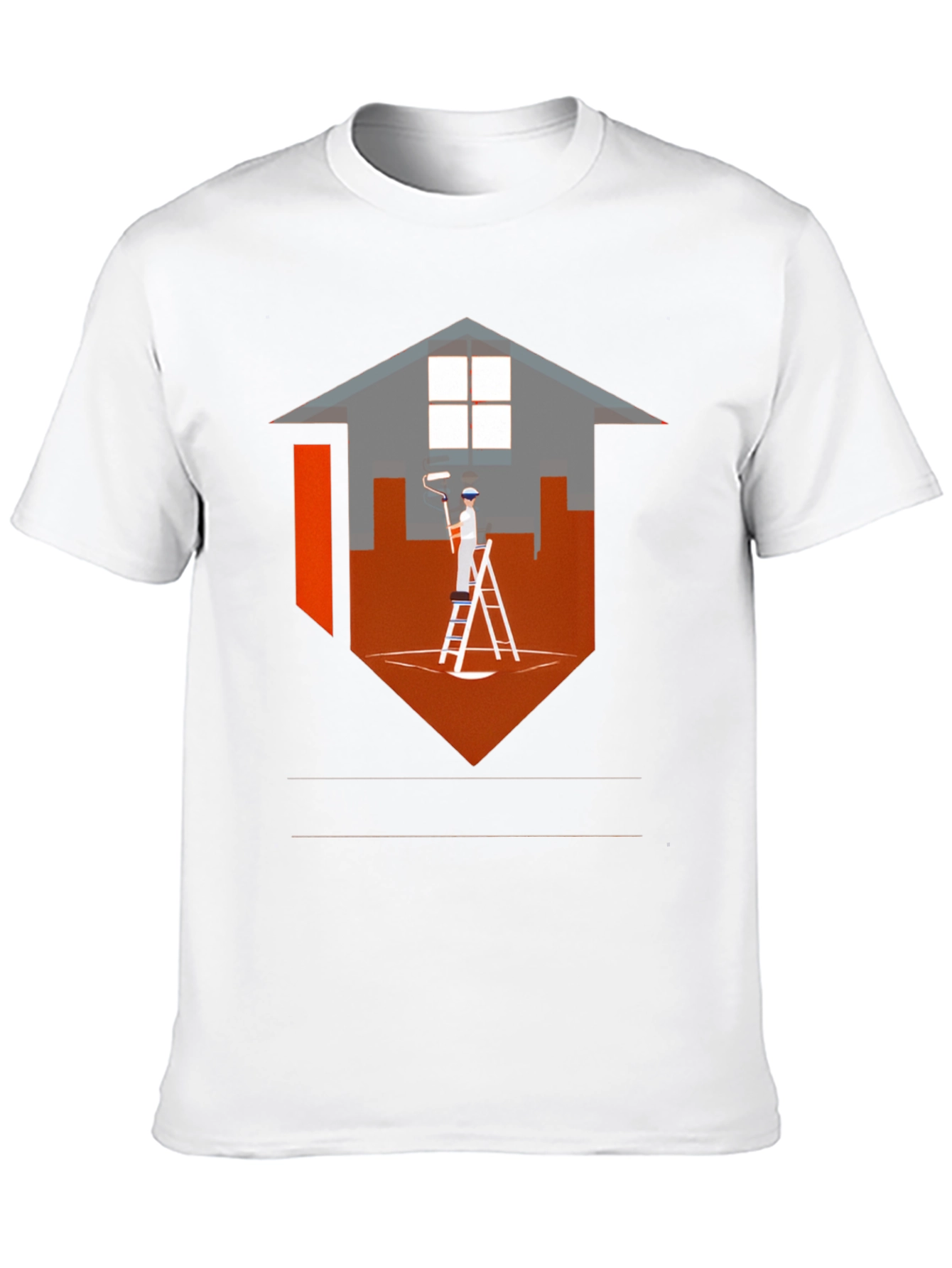 Painter Home Graphic Tee - Modern Design