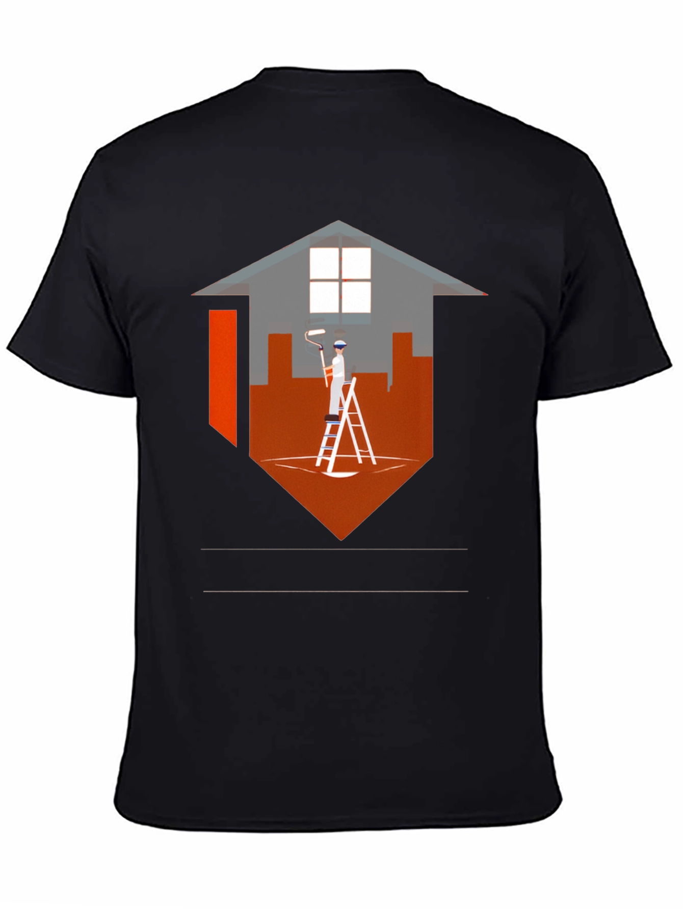 Painter Home Graphic Tee - Modern Design