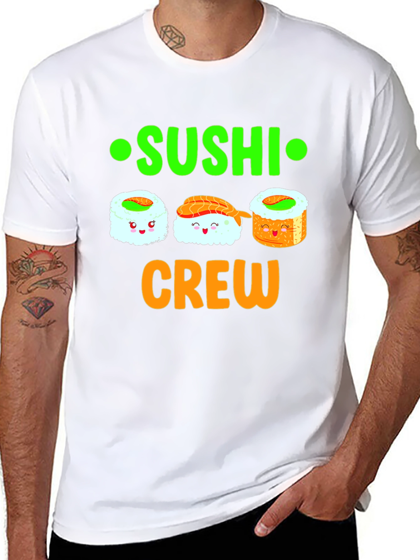 Sushi Crew T-Shirt - Cute Sushi Graphic Tee