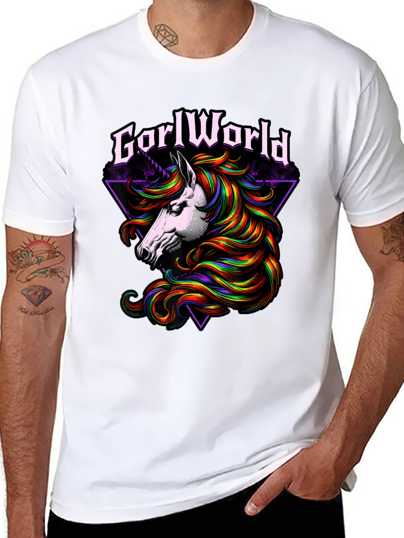 GortlWorld Unicorn Graphic T-Shirt